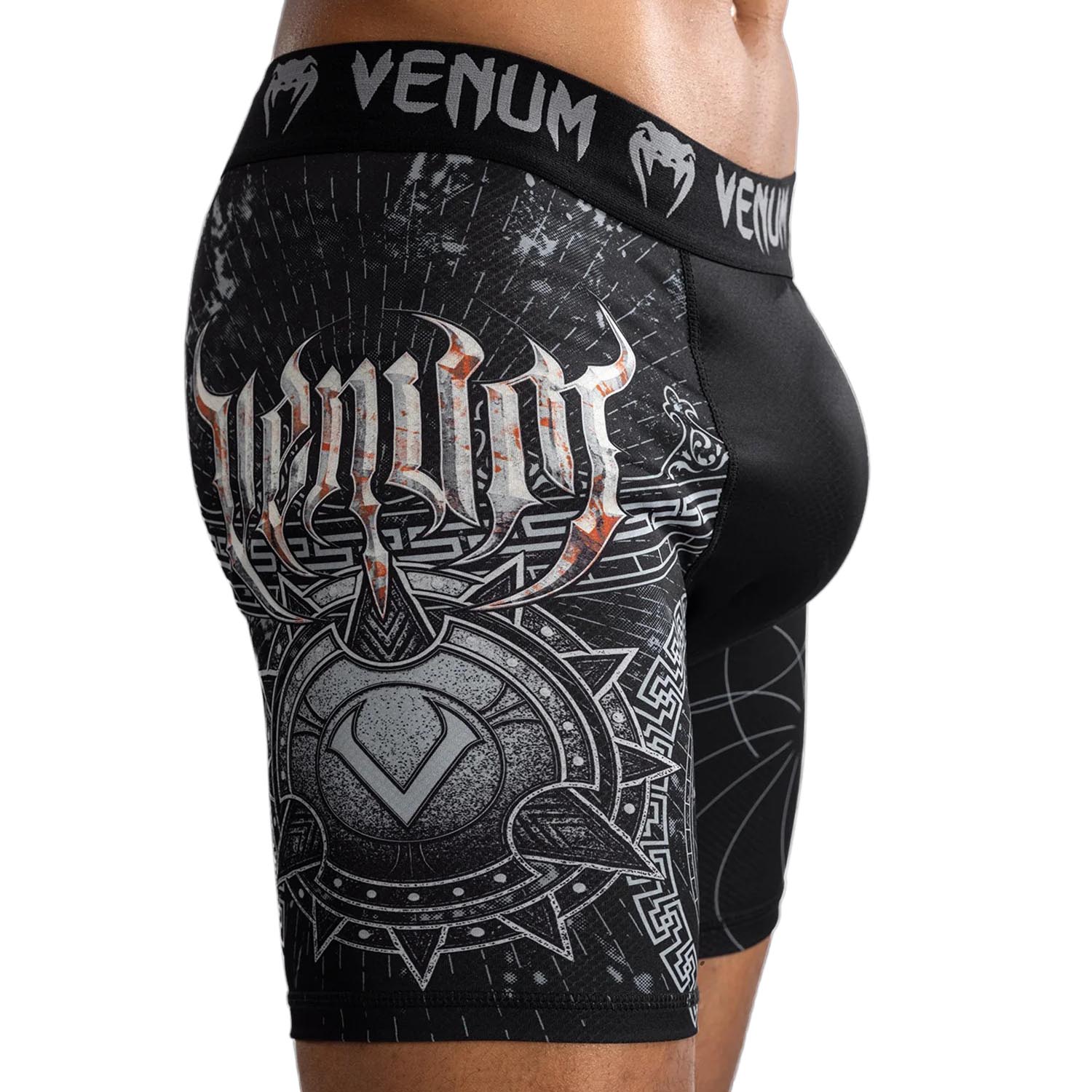 VENUM Compression Shorts, GLDTR 4.0, black-silver, XXL