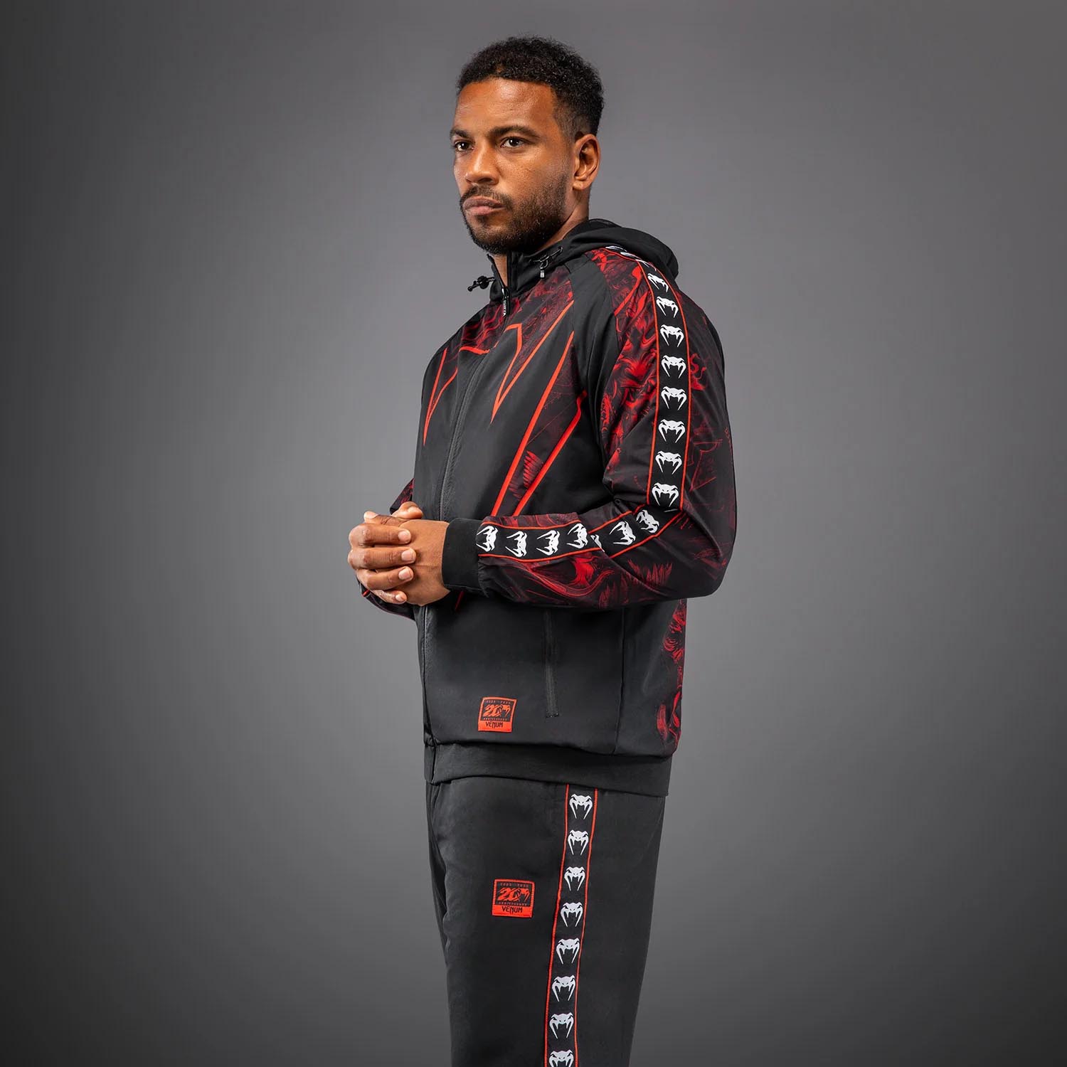 VENUM Training Jacket, 20Th Anniversary, black-red, S