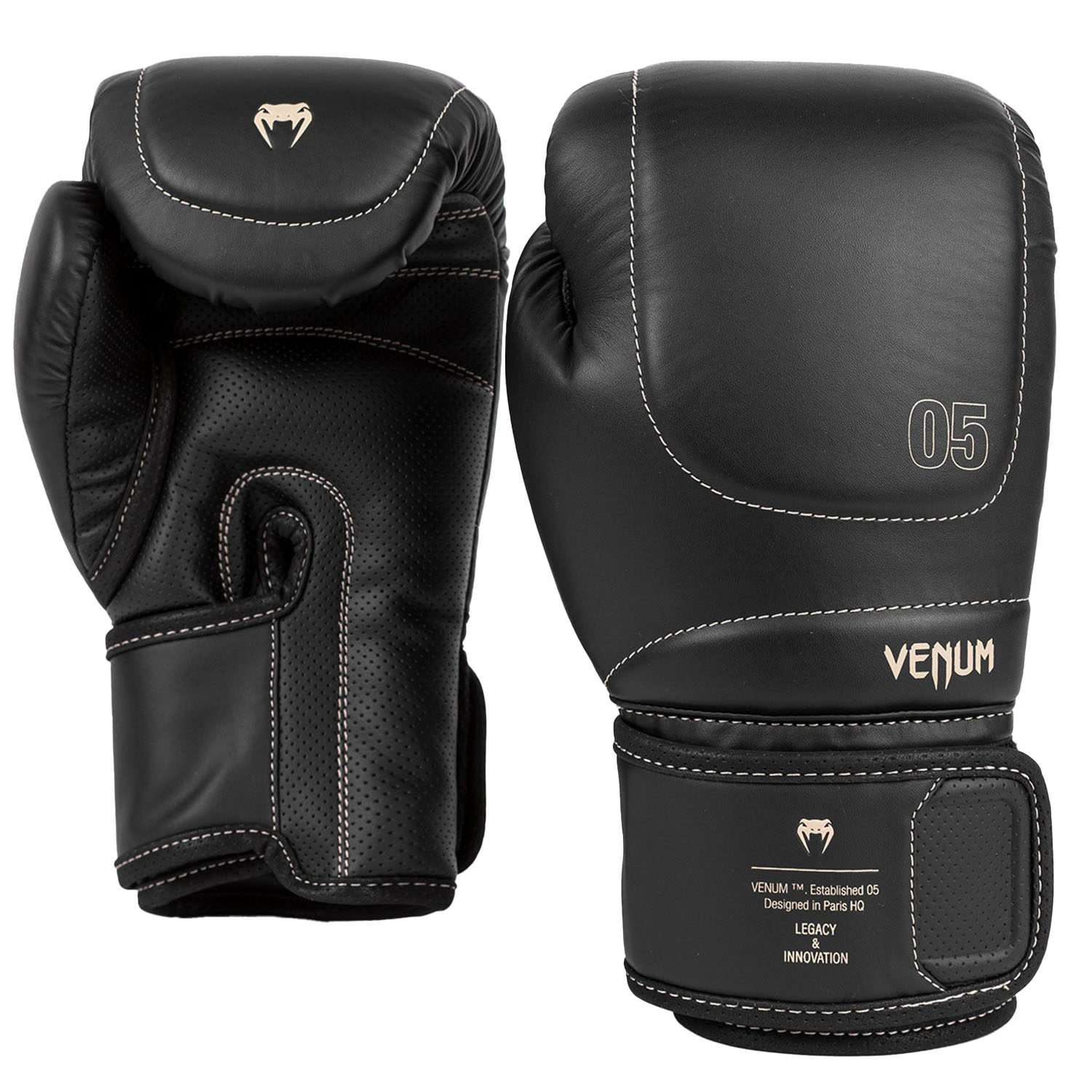 VENUM Boxing Gloves, Impact Evo, black, 10 Oz