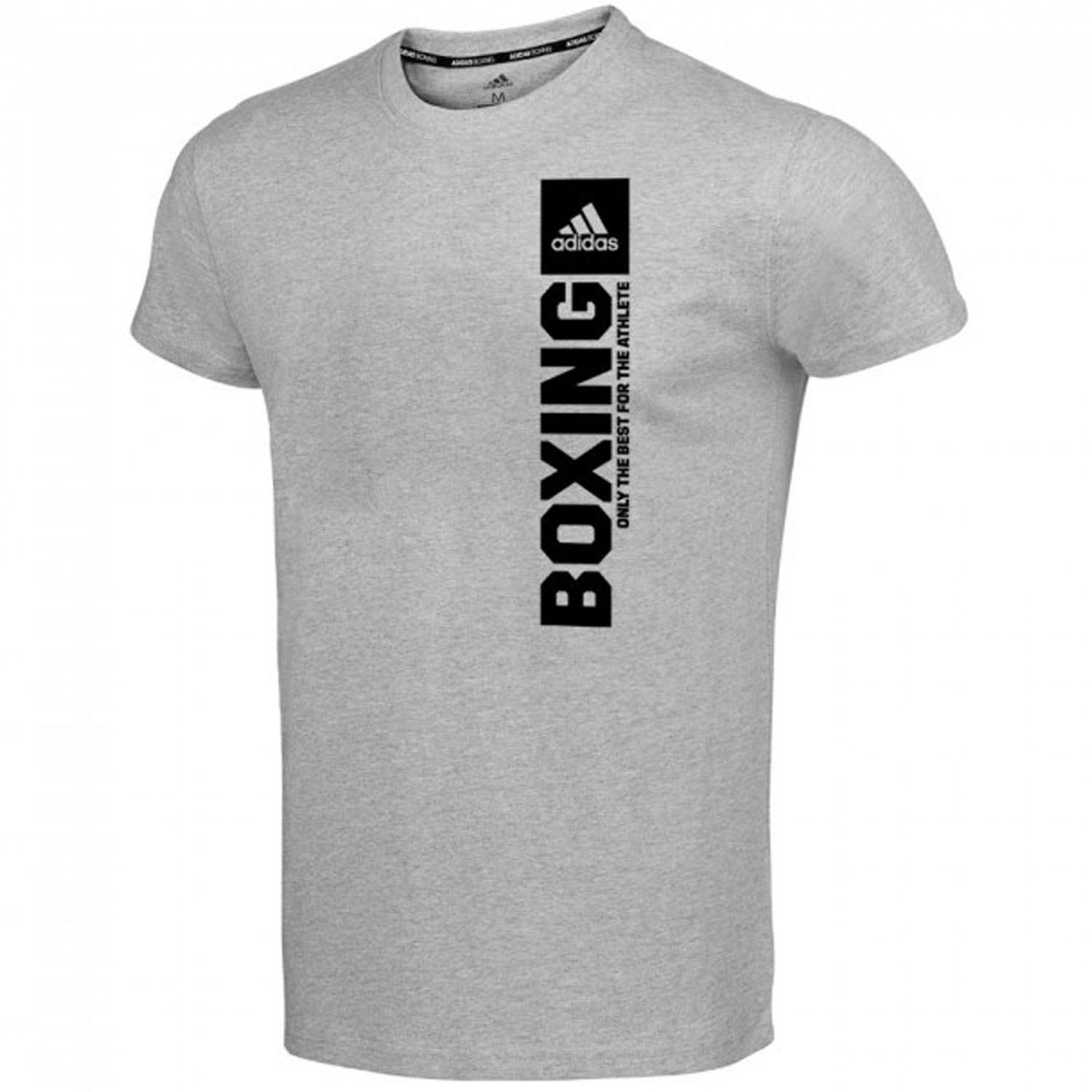 adidas T-Shirt, Community Vertical Boxing, grau