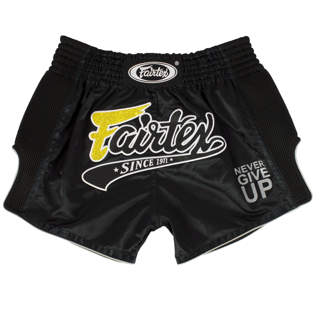 Fairtex Muay Thai Shorts, BS1708, schwarz