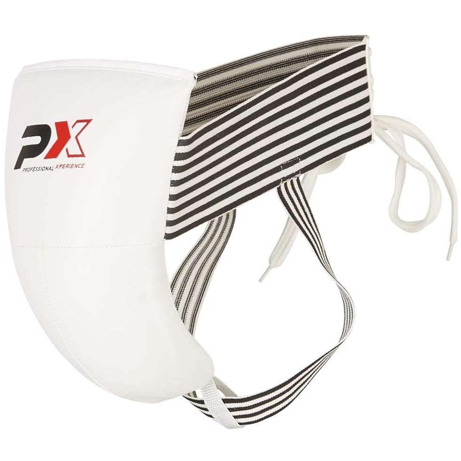 PX Groin Guard, PU, white, S