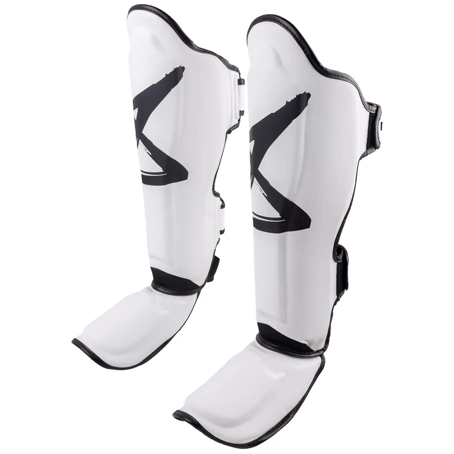 8 WEAPONS Shin Guards, BIG 8 Premium, white, XL