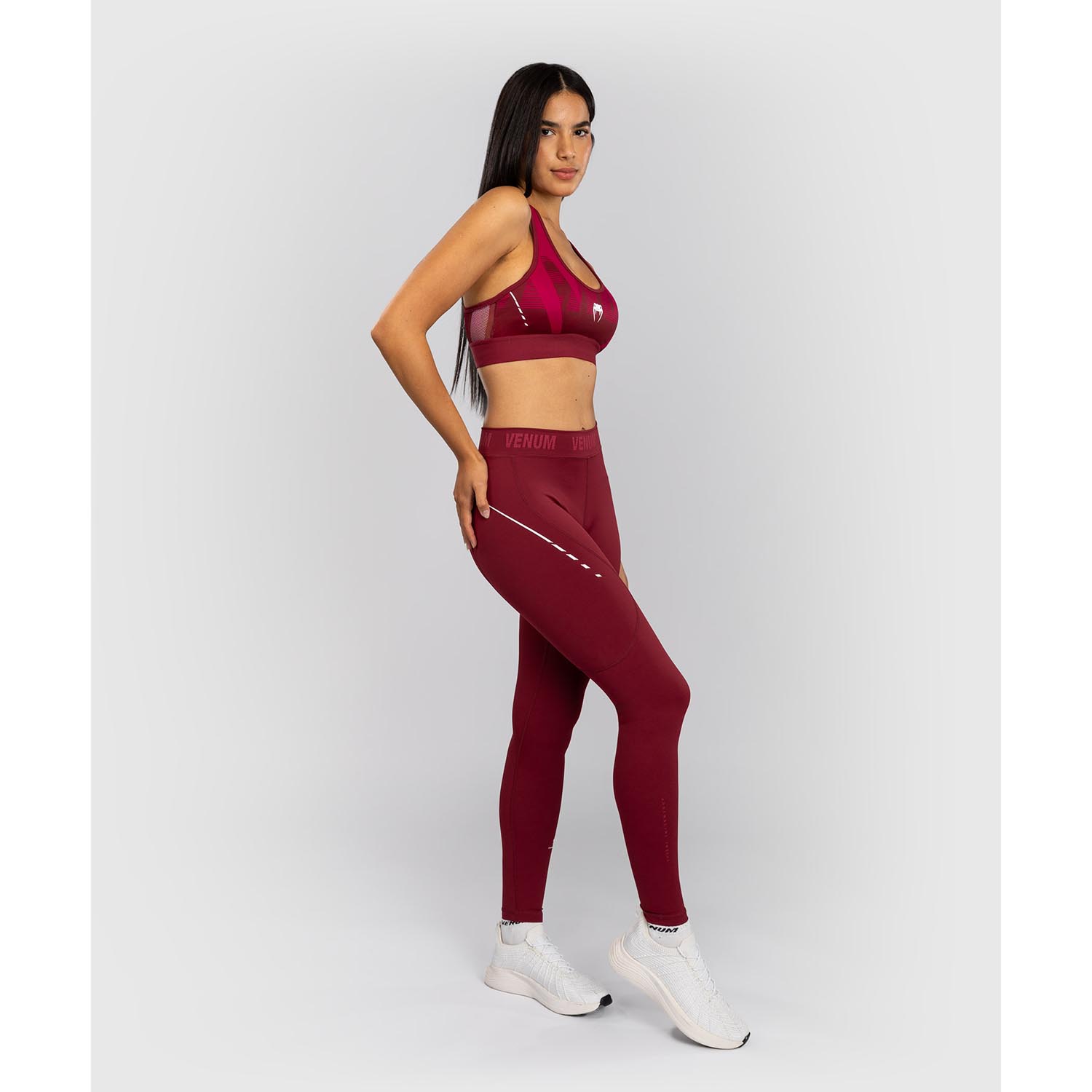 VENUM Leggings, Women, Adrenaline, wine red-pink, XL