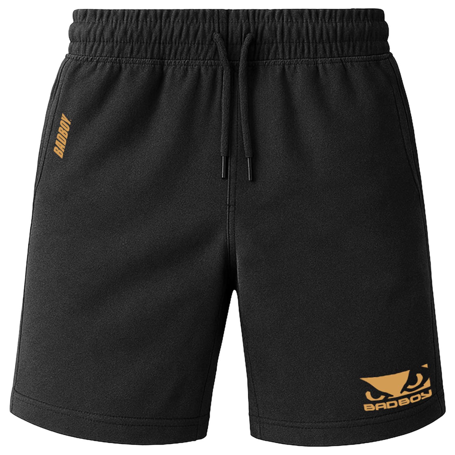 Bad Boy Shorts, Logo, black-gold, S