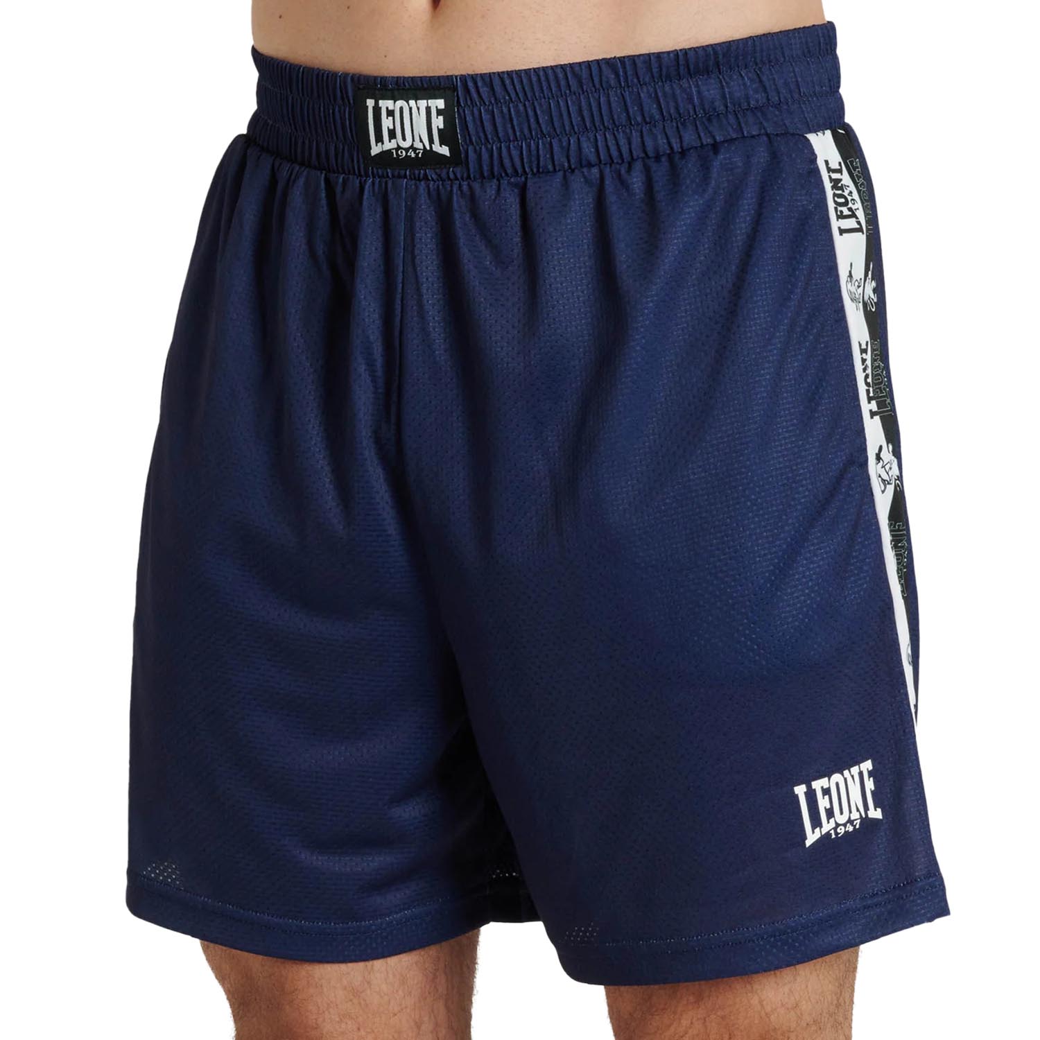 LEONE Fitness Shorts, Iconic, blue-white, S