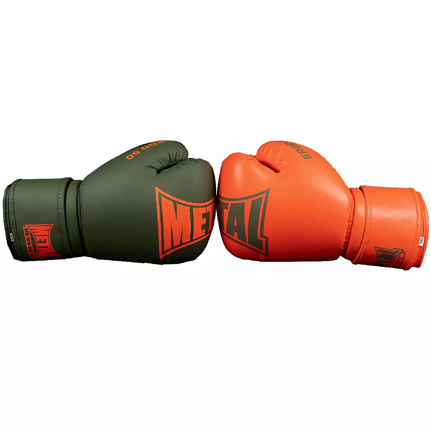 Metal Boxe Boxing Gloves, Starter, black-khaki