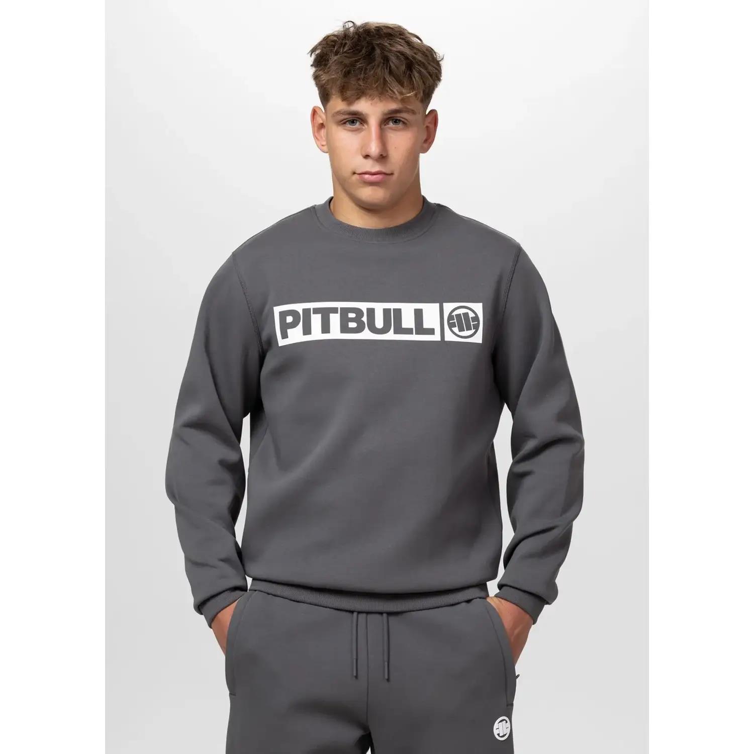 Pit Bull West Coast Pullover, Charger, grey, XXXL