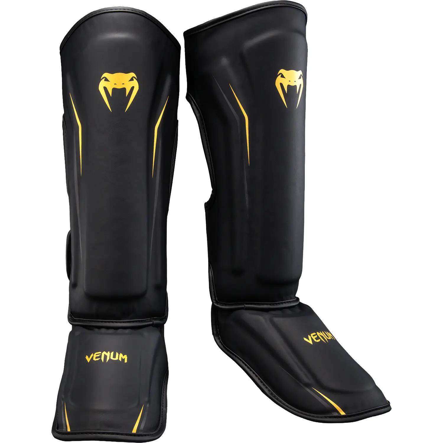 VENUM Shinguards, G-Core, black-gold, M