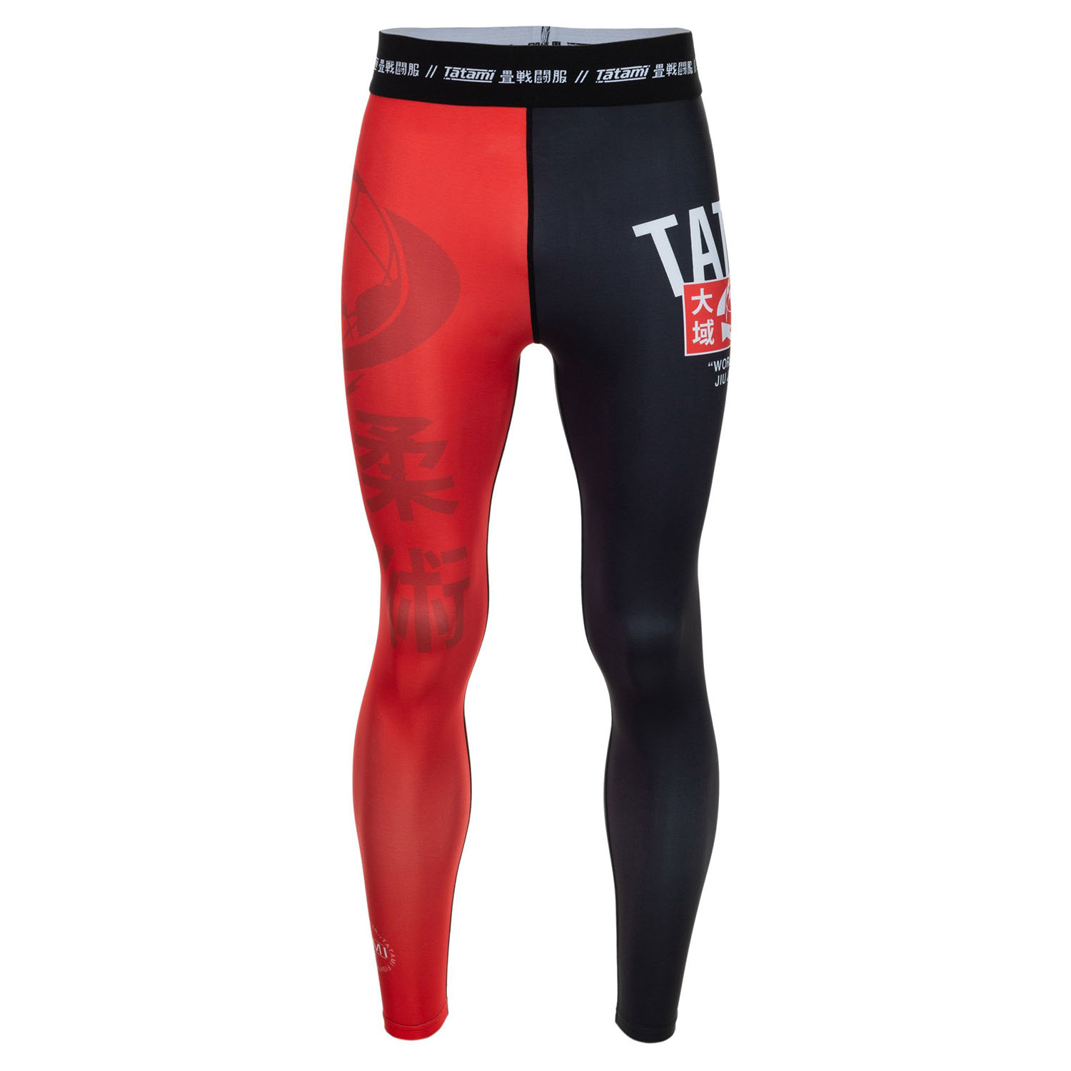 Tatami Compression Pants, Uncover, rot-schwarz