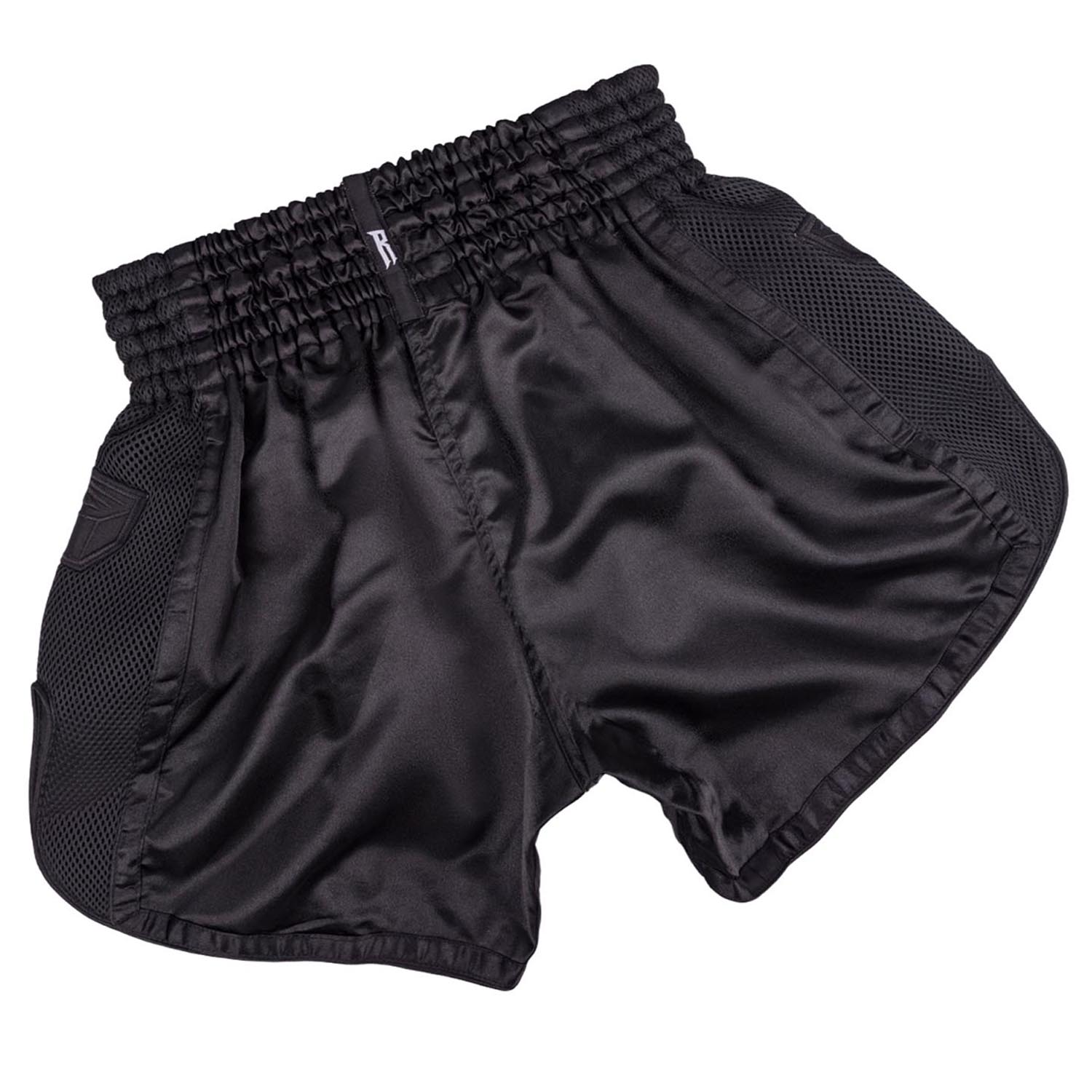 RINGLIFE Muay Thai Shorts, Pulse, black-black, XXL