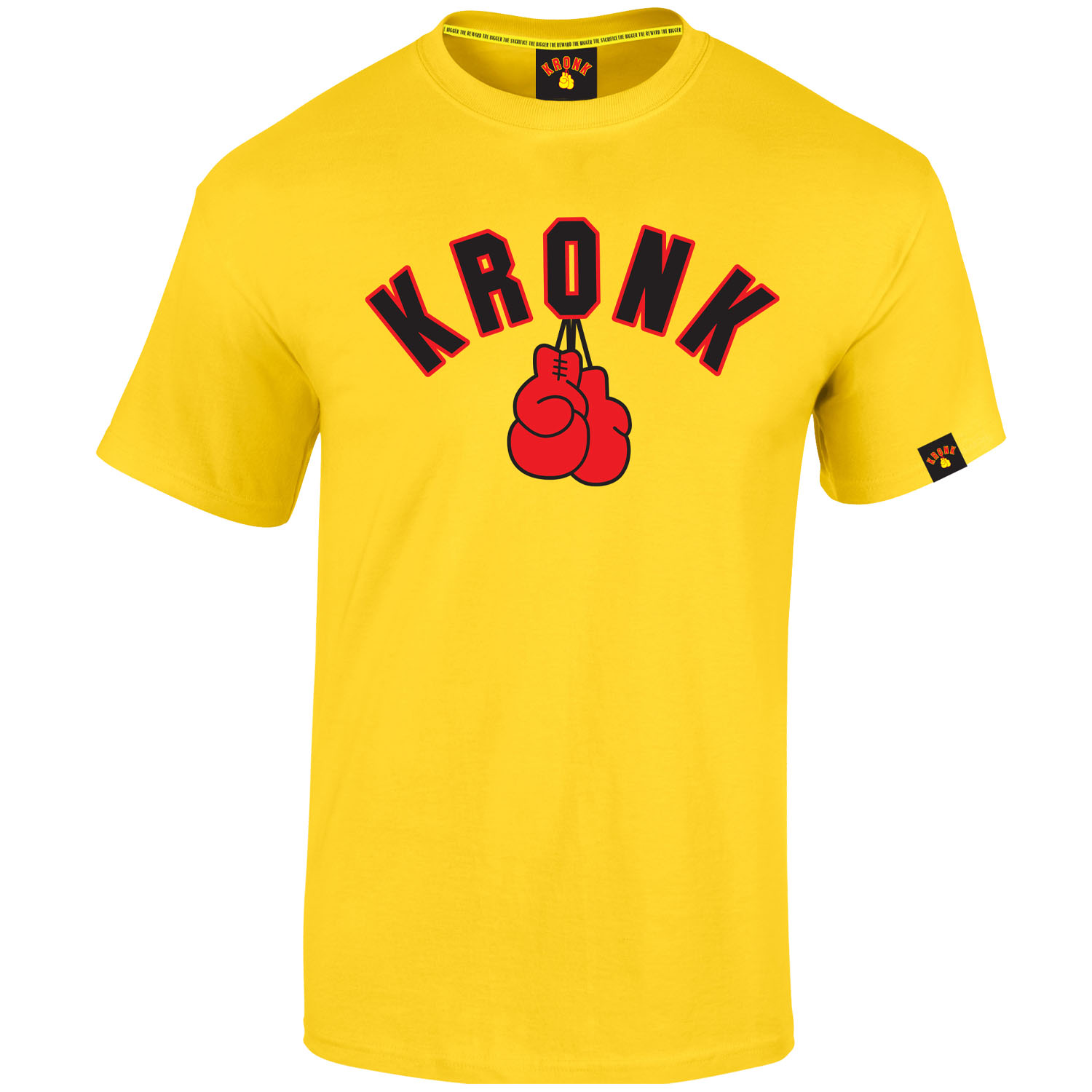 KRONK T-Shirt, Glove, gelb, S