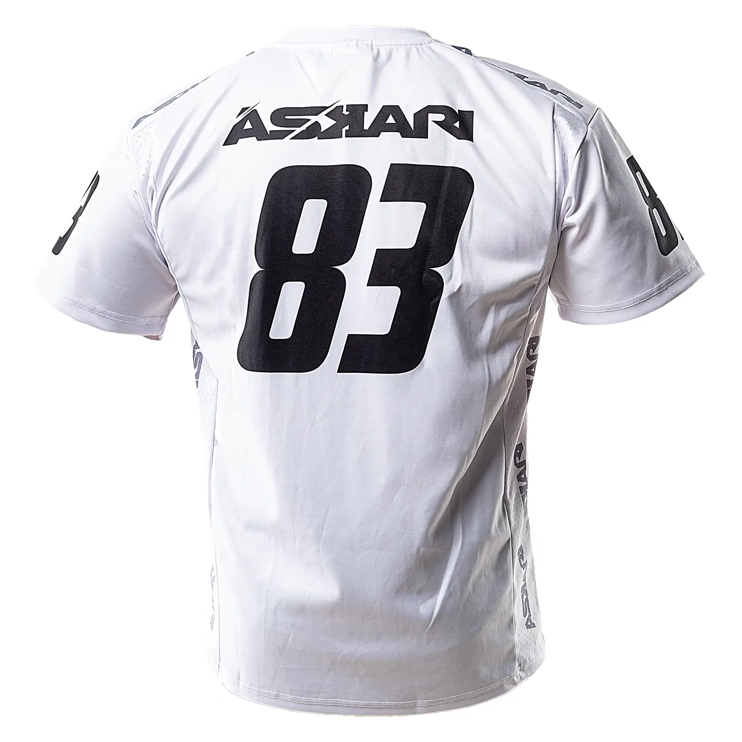 ASKARI Dry Tech T-Shirt, Baller, white-black, XXXL