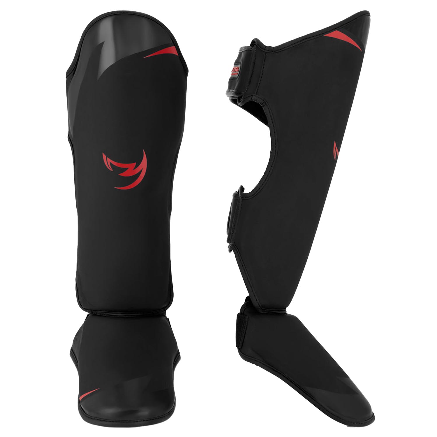 Fumetsu Schienbeinschoner, Ghost S3, schwarz-rot, L