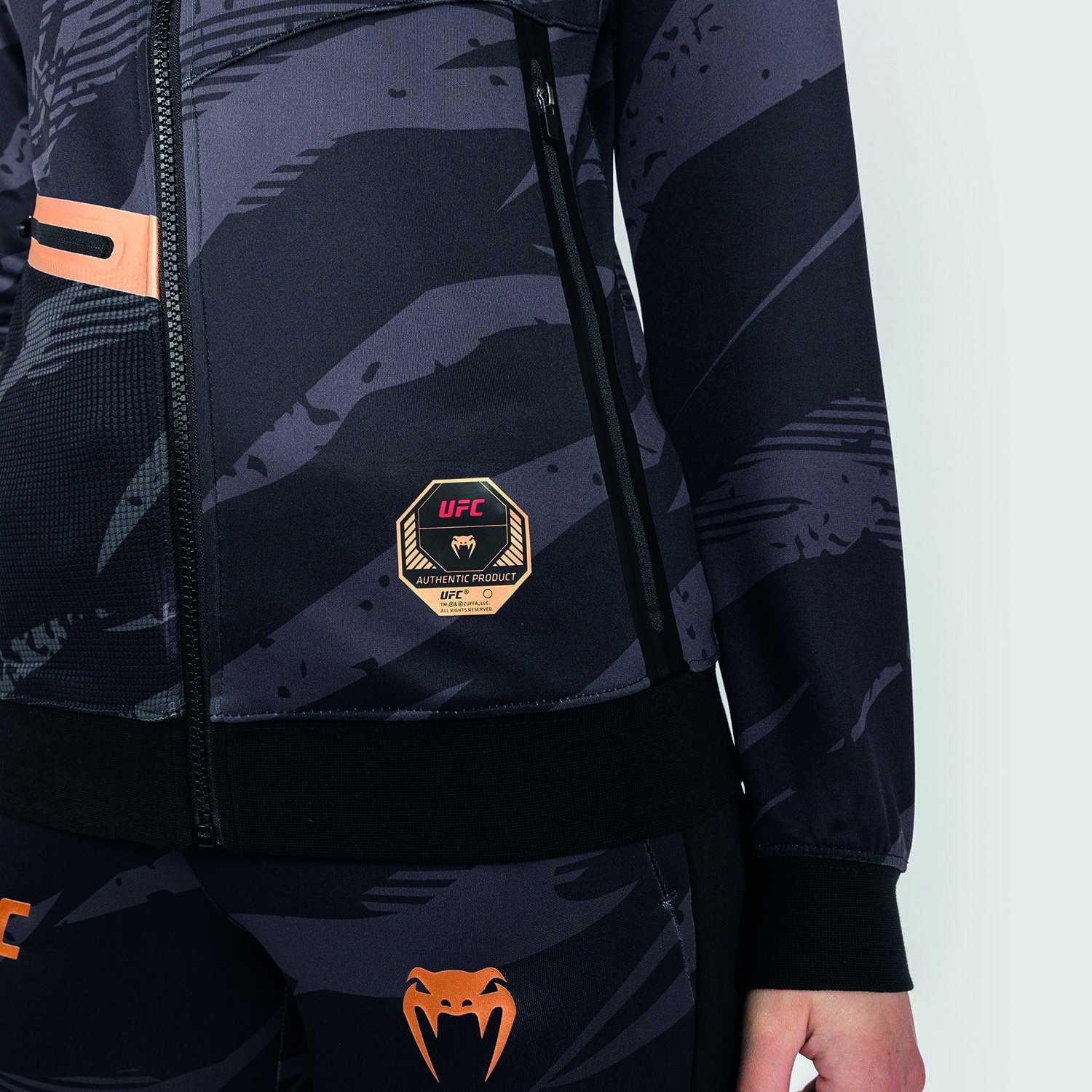 VENUM Zip Hoody, Damen, UFC Fight Week, Adrenaline, urban camo