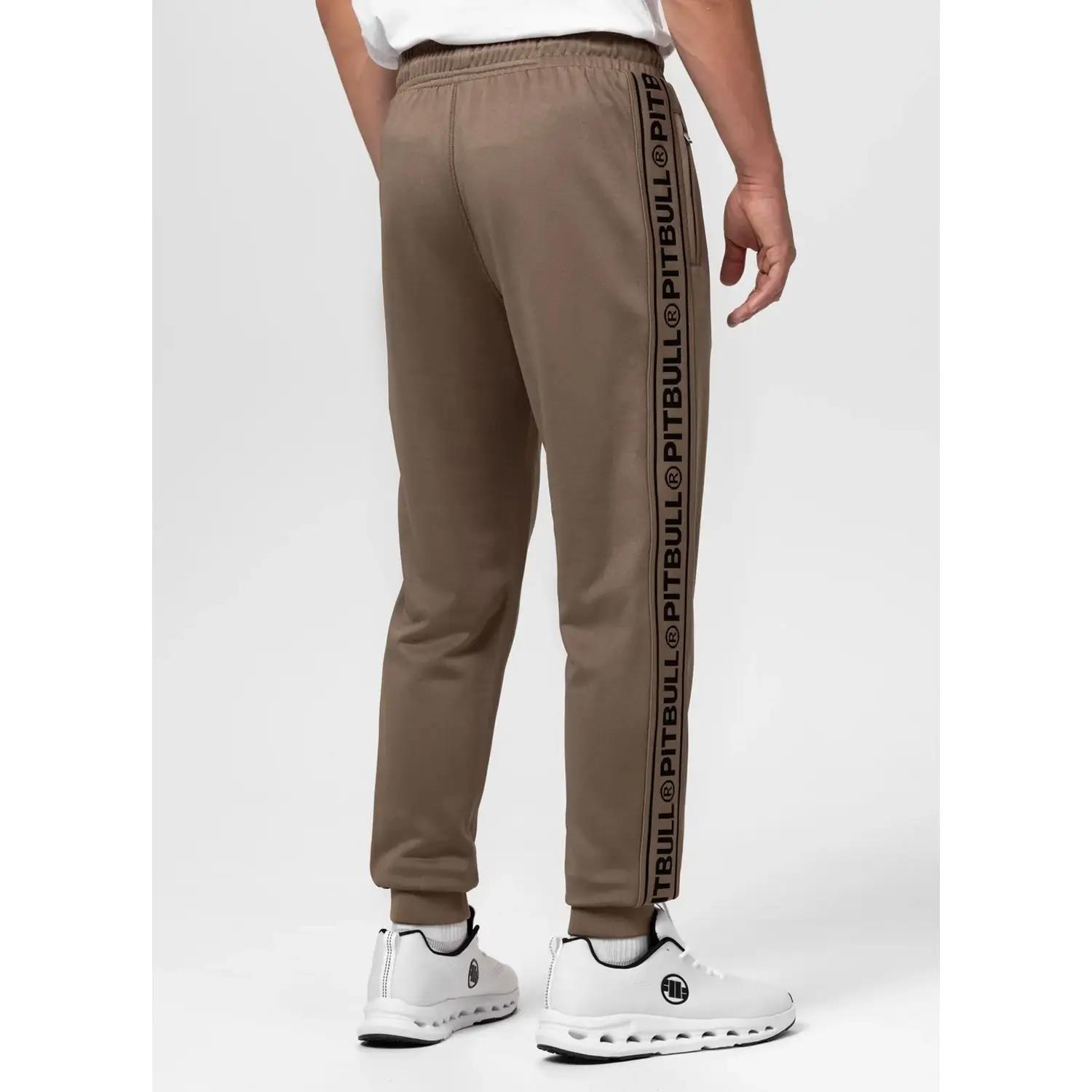 Pit Bull West Coast Joggers, Tape Logo, brown, M