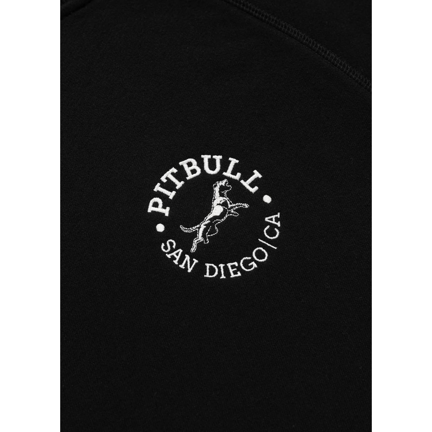Pit Bull West Coast Pullover, San Diego CA, black, XXXL
