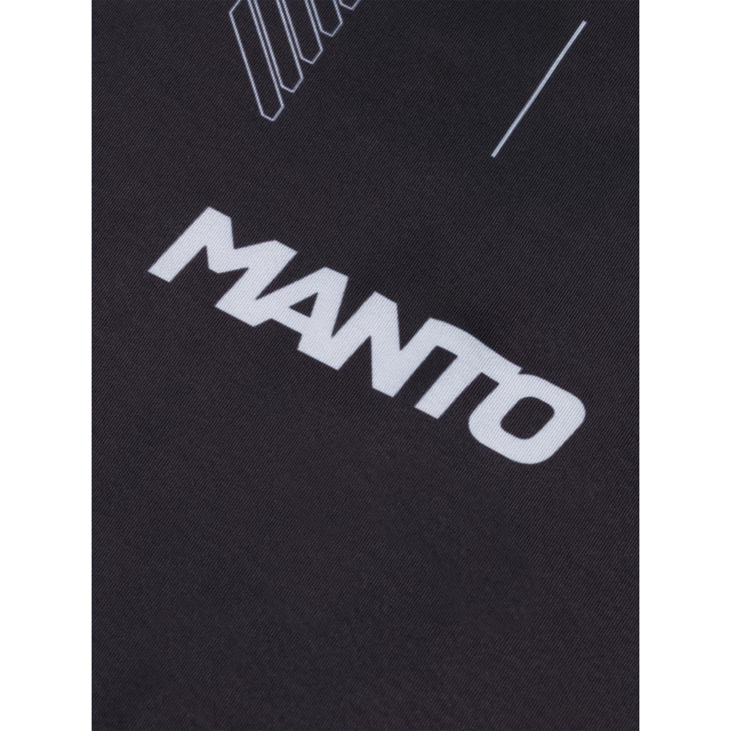 MANTO Rashguard, S/S, Shield, black, XXL