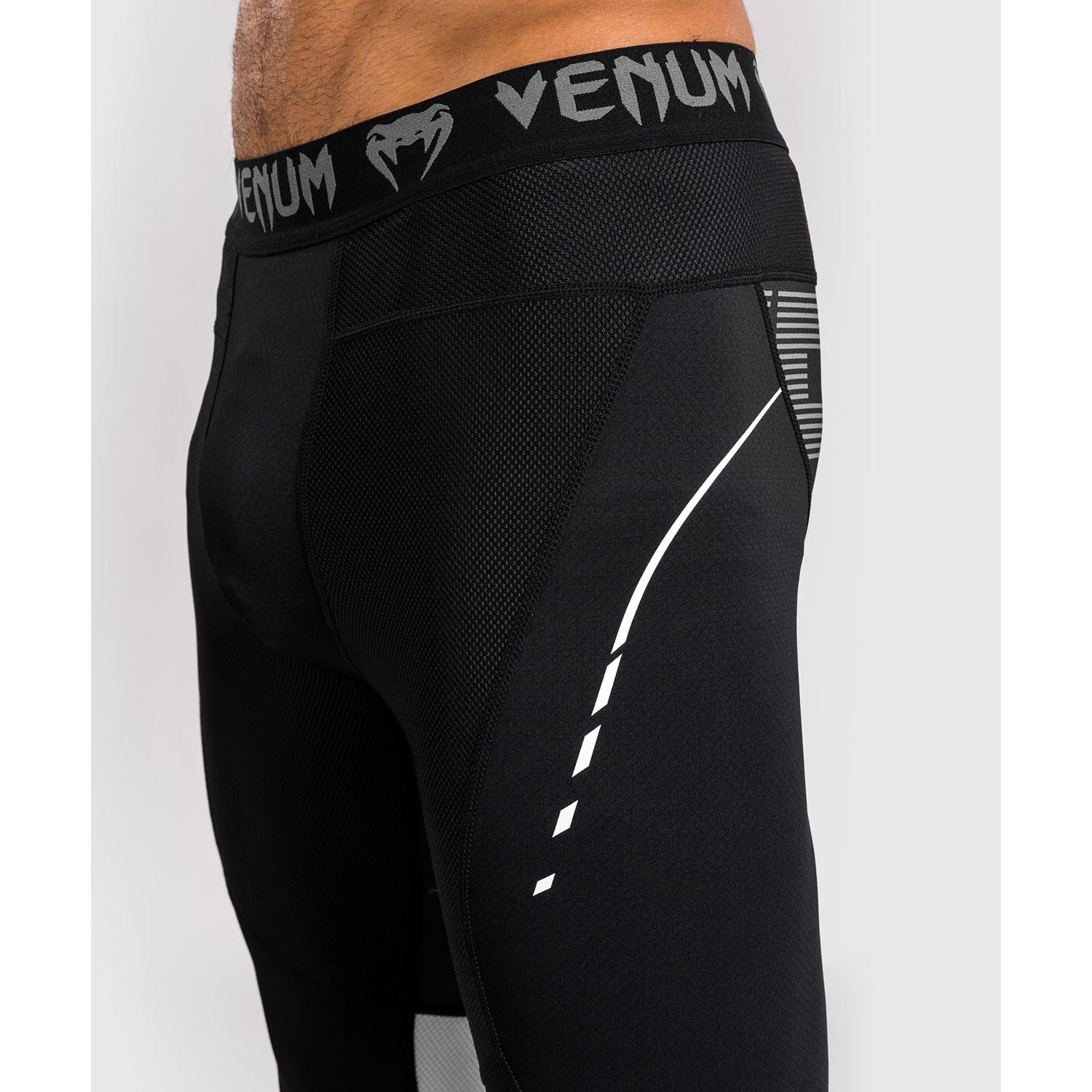 VENUM Compression Pants, Adrenaline, black-silver, M
