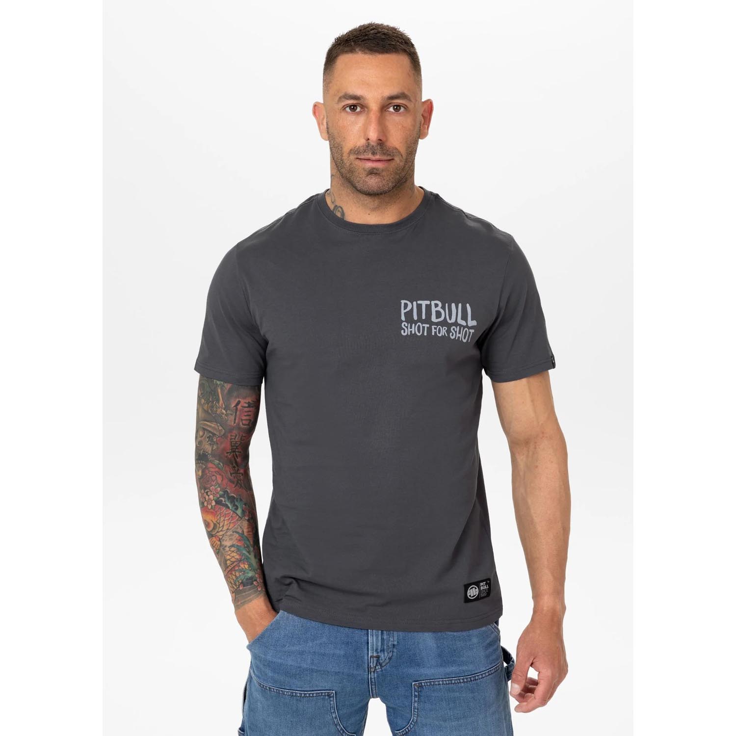 Pit Bull West Coast, T-Shirt, Shot For Shot, grey, XXXL