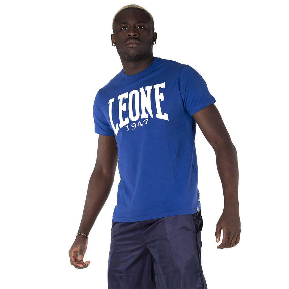 LEONE T-Shirt, Basic, Big Logo, blau