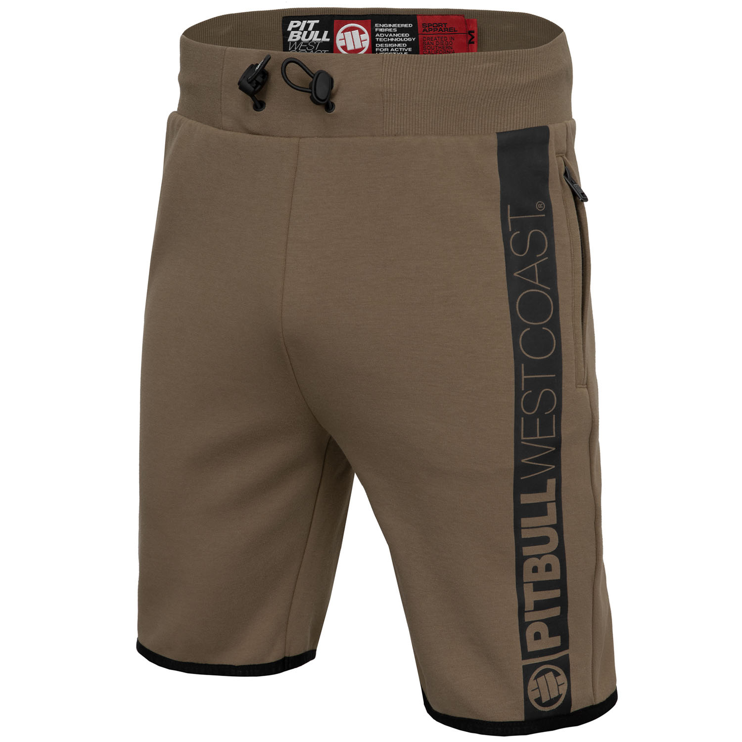 Pit Bull West Coast Shorts, Saturn, braun, S