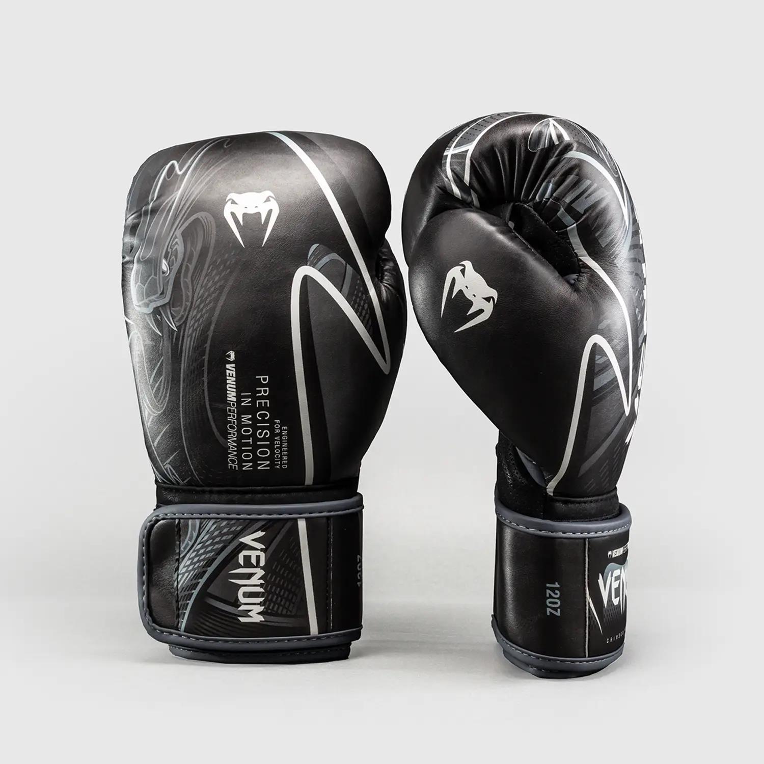 VENUM Boxing Gloves, Crimson Viper 2.0, black-grey, 10 Oz