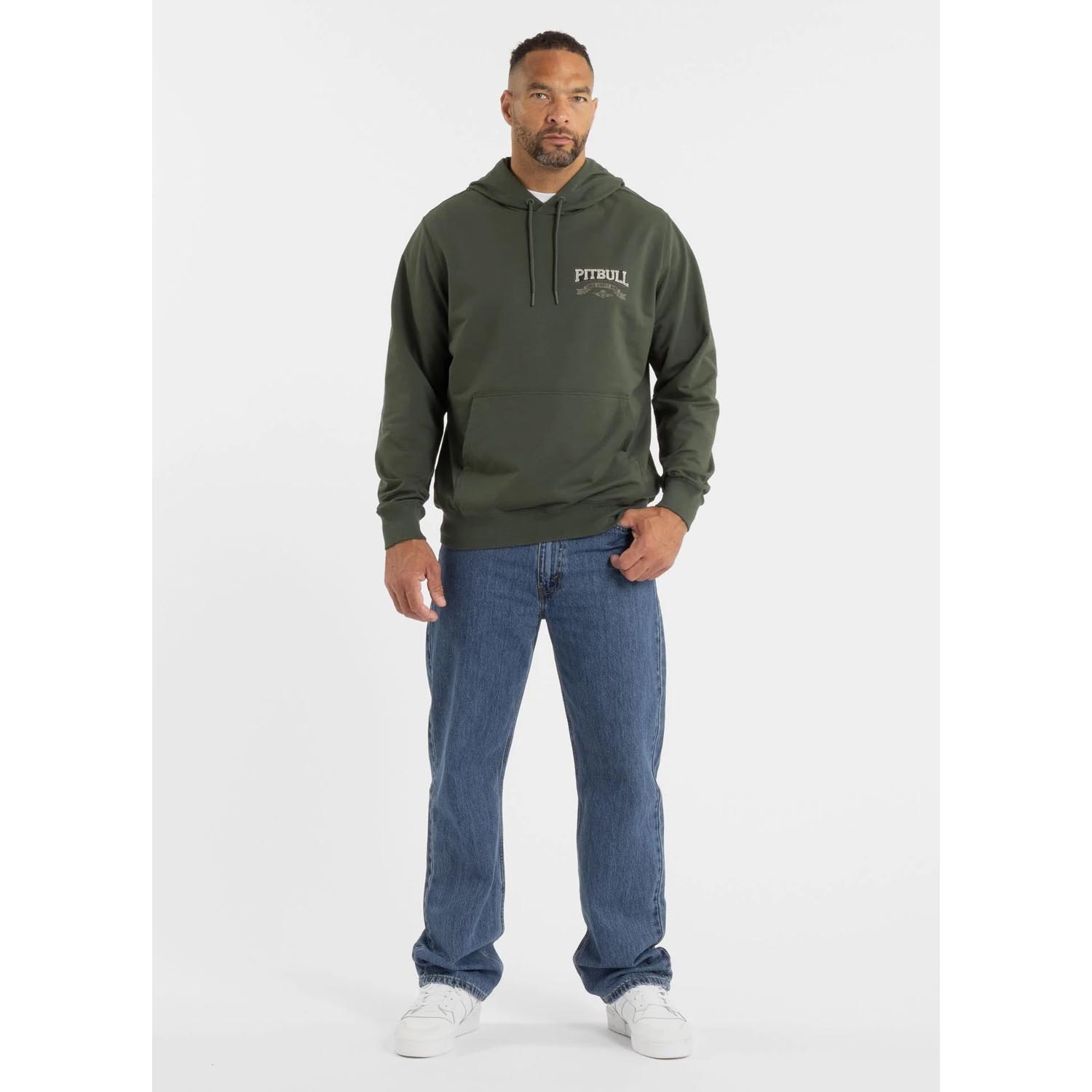 Pit Bull West Coast Zip Hoody, Troublemaker, green, XXXL