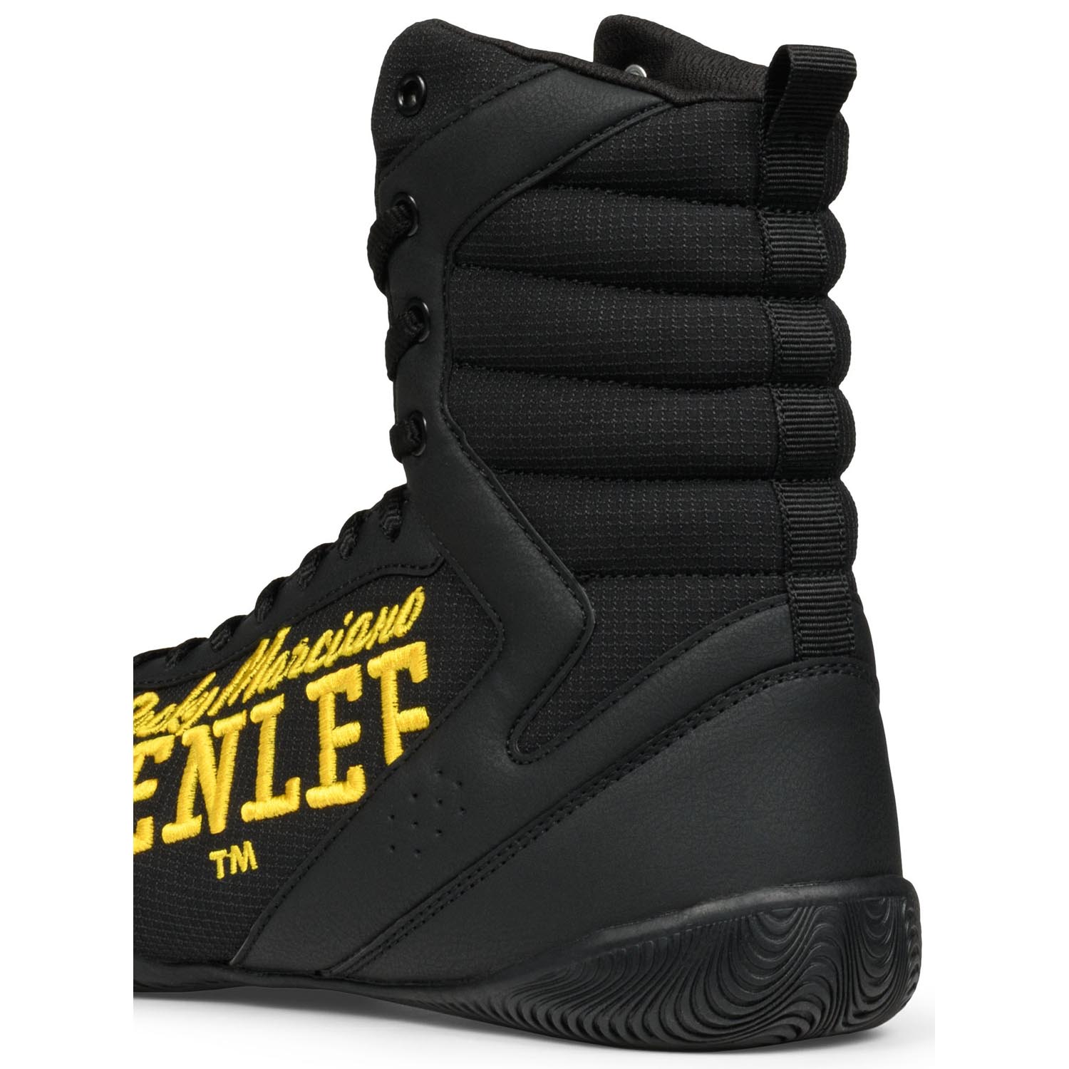 BENLEE Boxing Shoes, Strike, black-yellow, 40