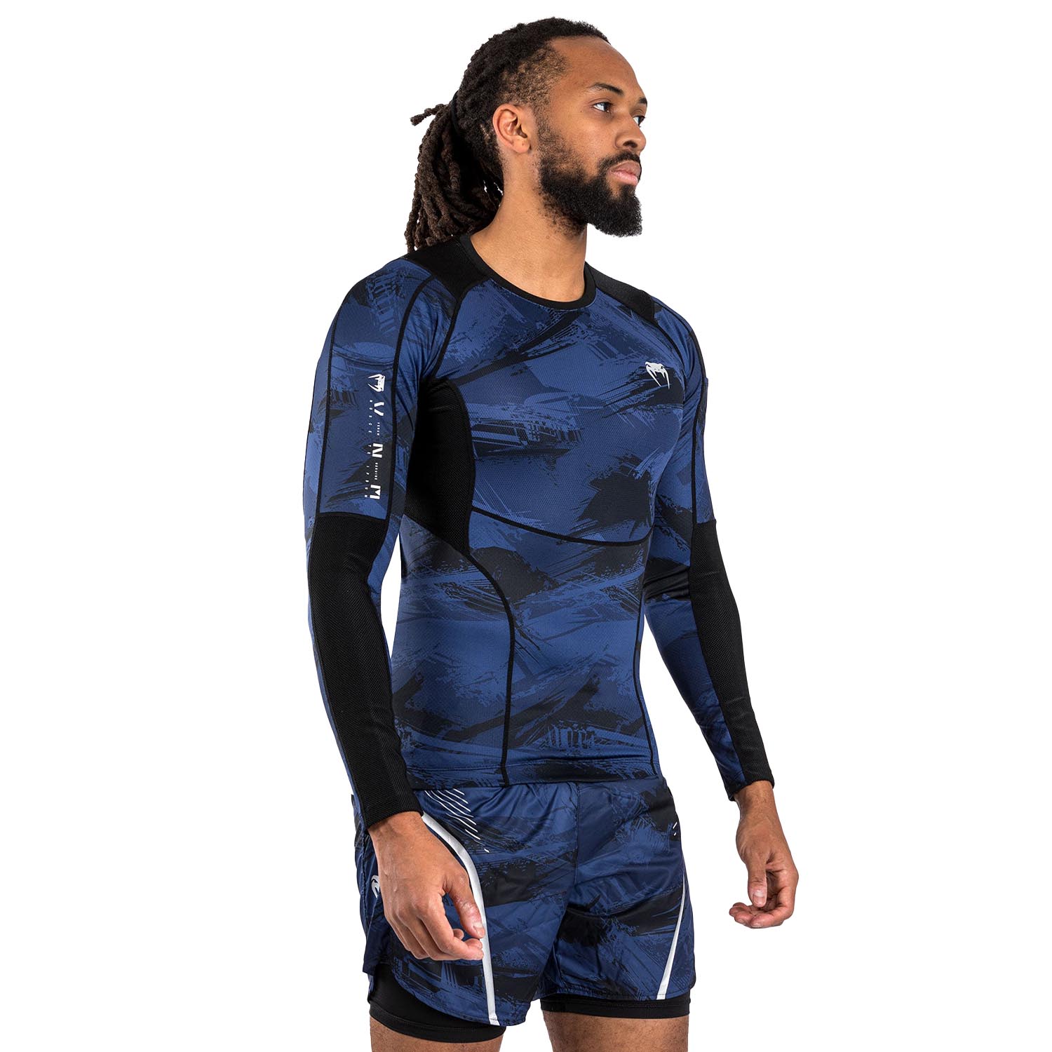 VENUM Rashguard, L/S, Electron 3.0, marineblau, S