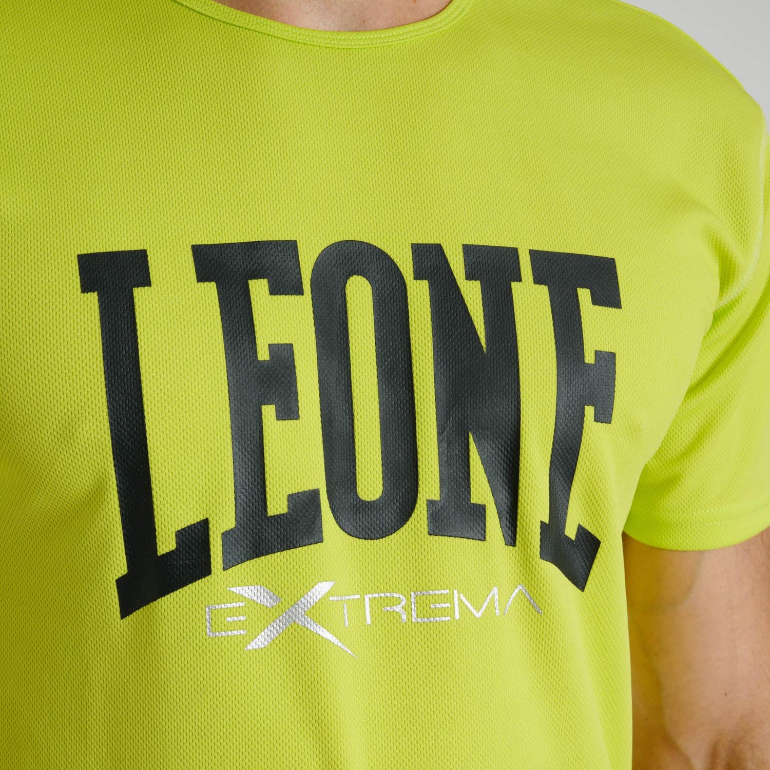 LEONE T-Shirt, Logo, yellow-black, L