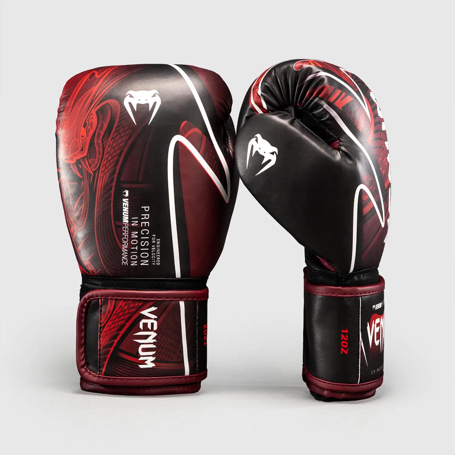 VENUM Boxing Gloves, Crimson Viper 2.0, black-red, 16 Oz