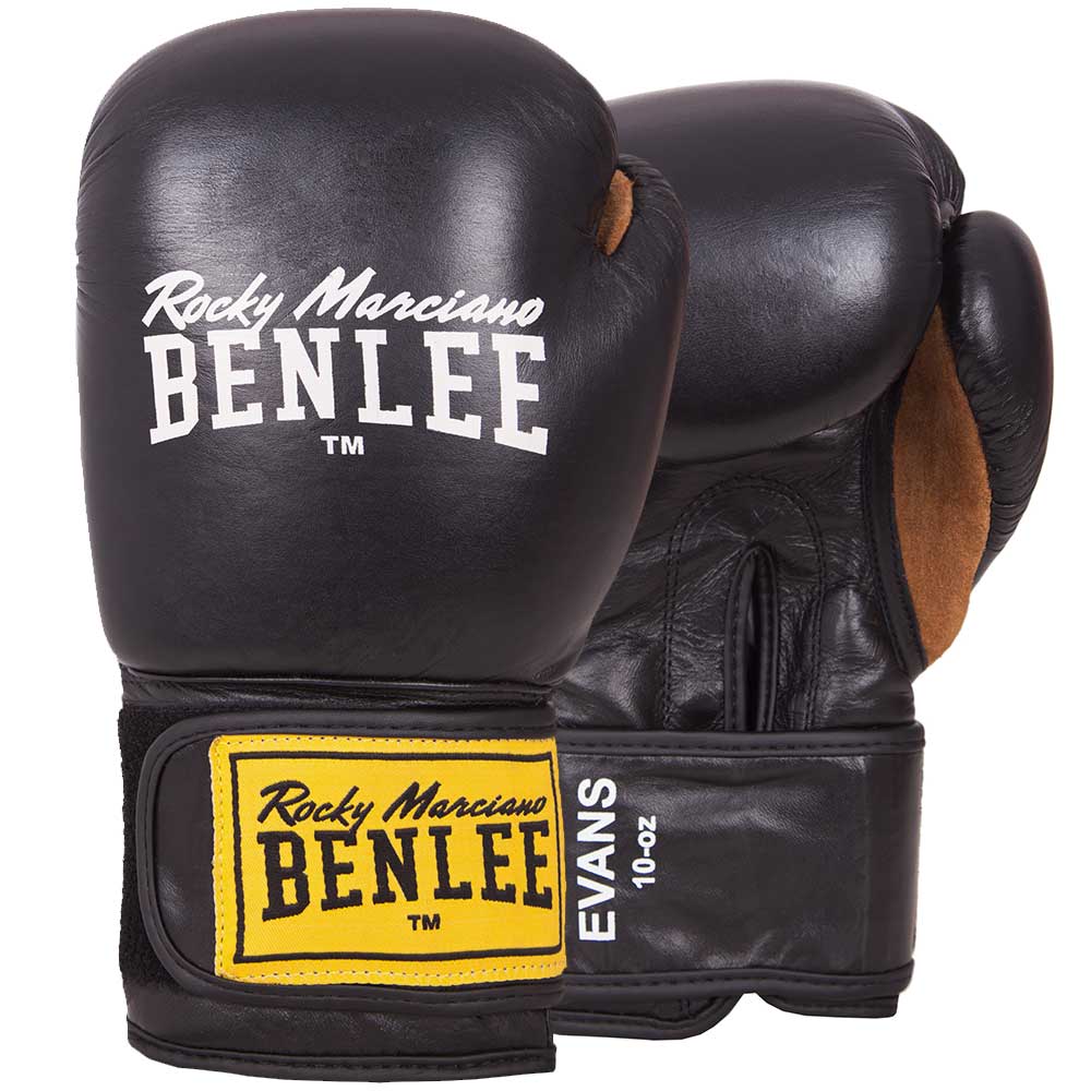 BENLEE Boxing Gloves, Evans, black, 10 Oz | 10 Oz | 960332-1