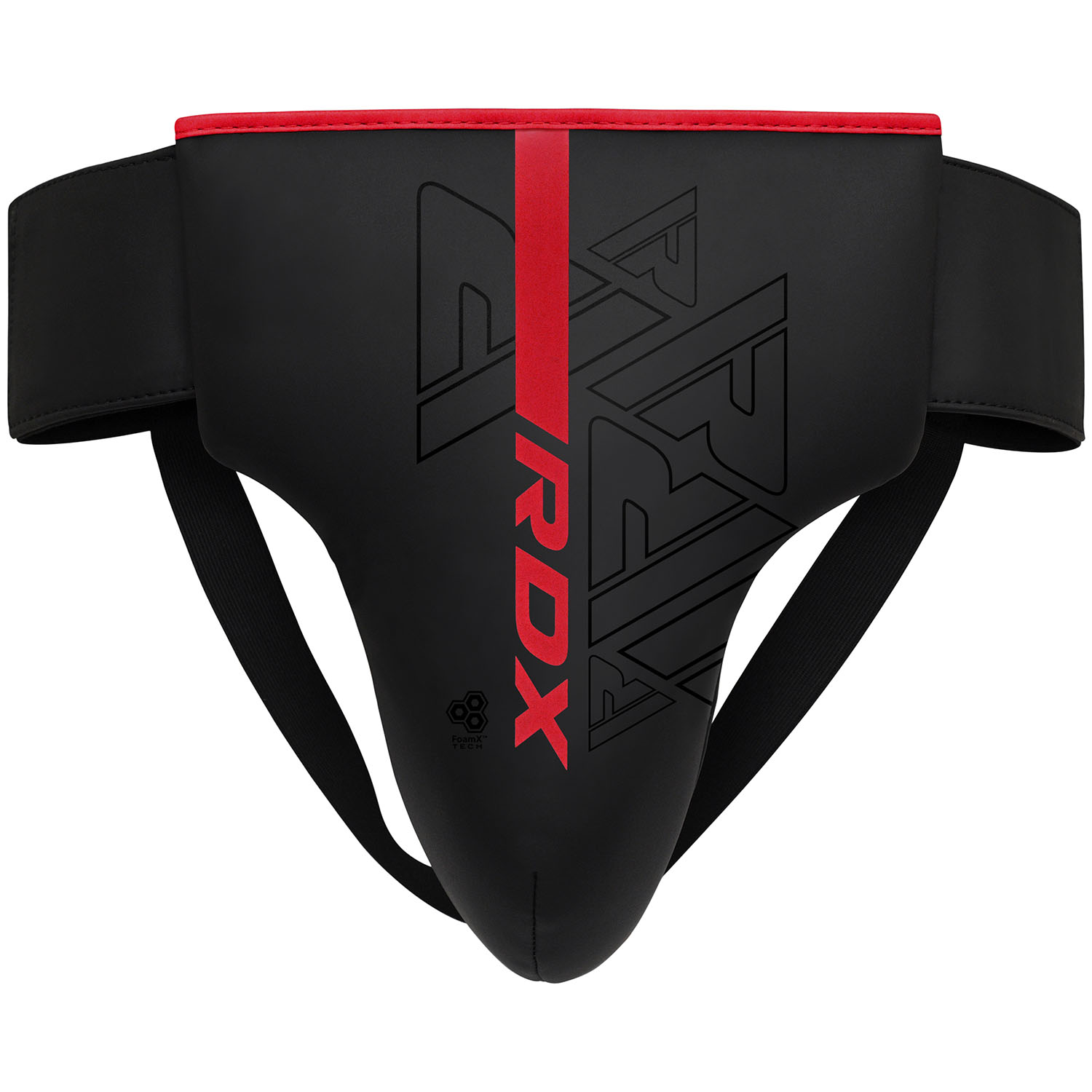 RDX Groin Guard, Kara Series F6, black-red, XL