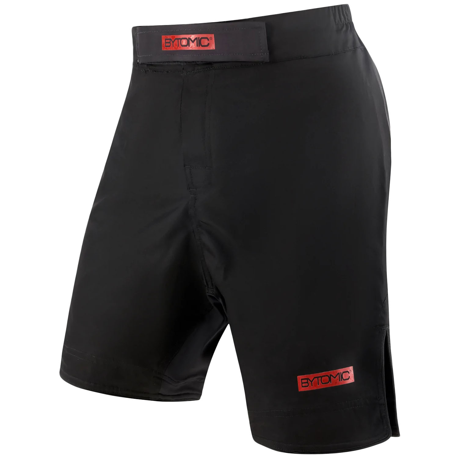 Bytomic MMA Fight Shorts, Red Label, schwarz