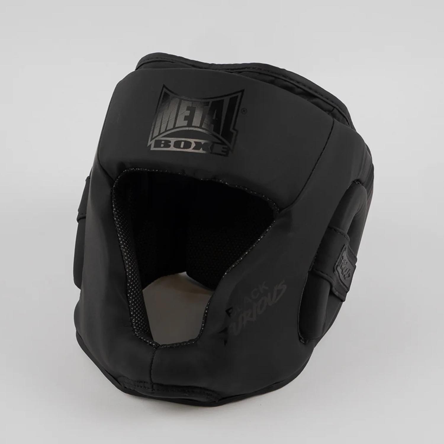 Metal Boxe Head Guard, Light, black | Equipment
