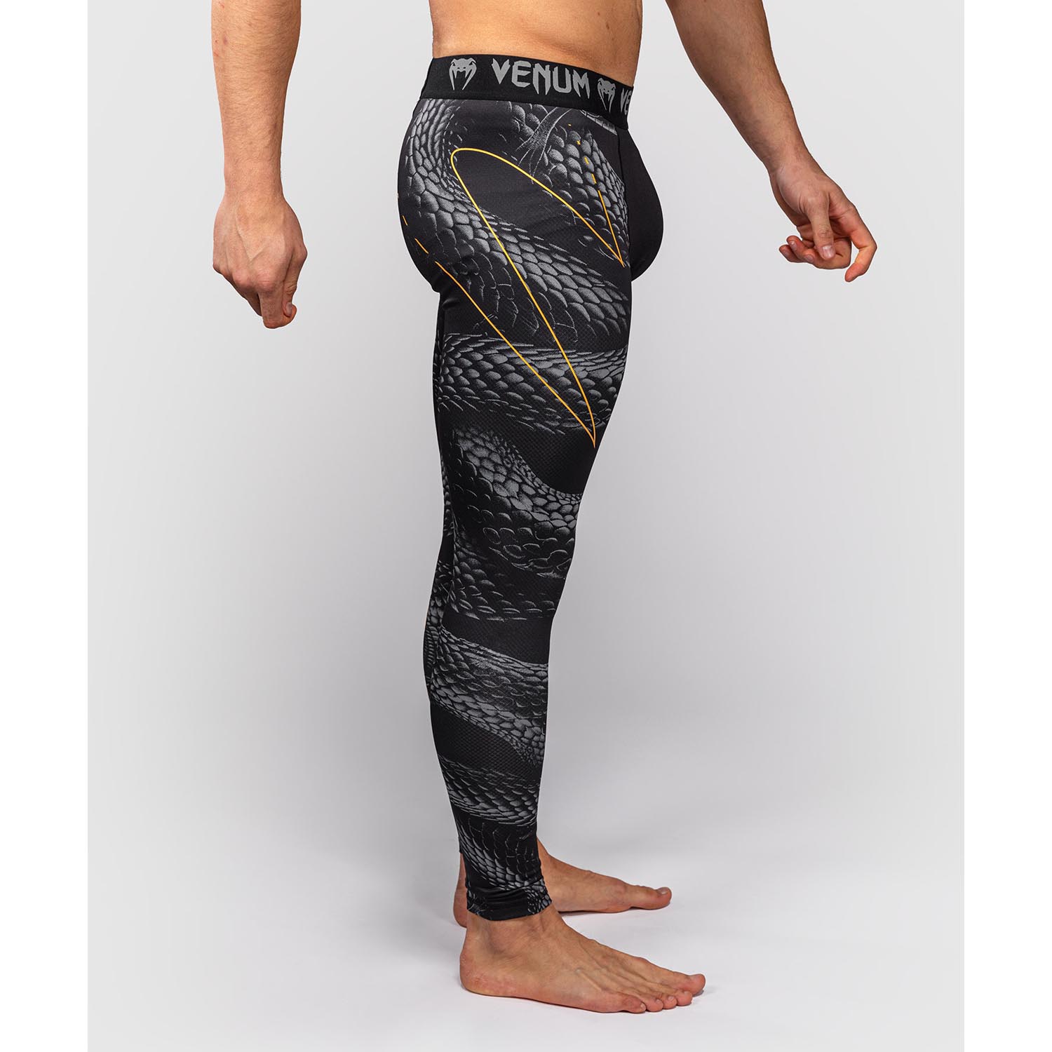 VENUM Compression Pants, Matupa, black-grey-gold, M