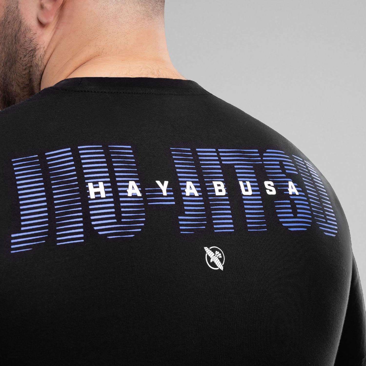 Hayabusa T-Shirt, Discipline Jiu Jitsu, black-blue, S