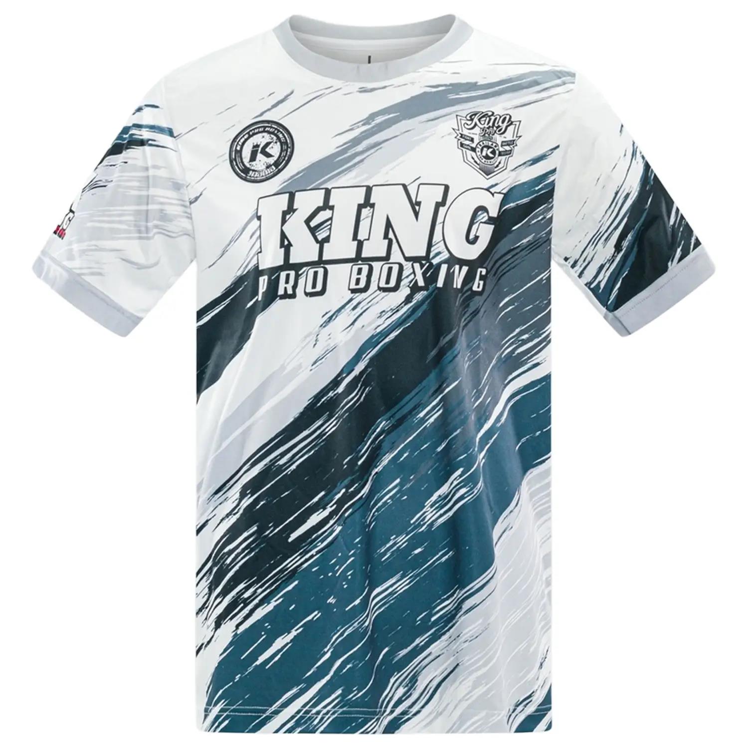 KING PRO BOXING Functional T-Shirt, Storm 2, white-grey, M