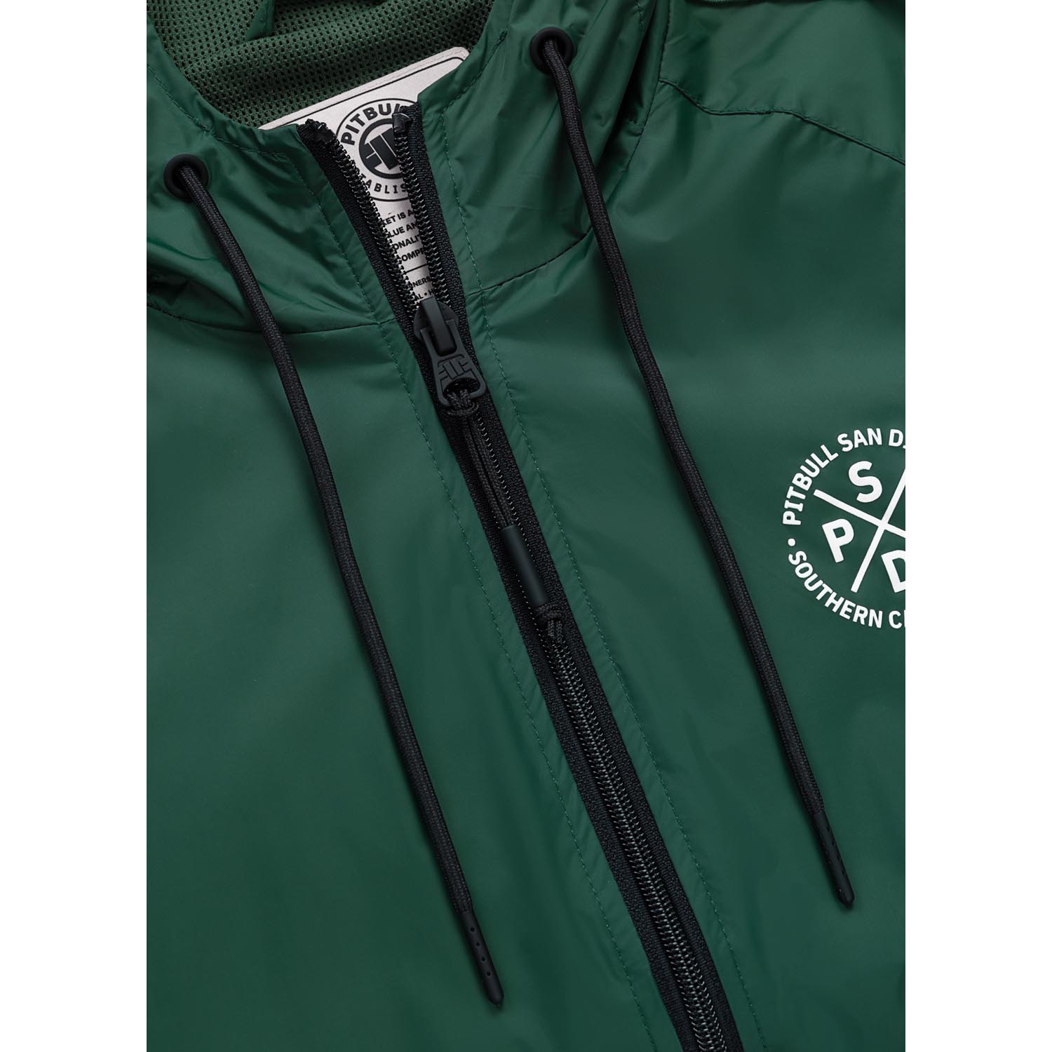Pit Bull West Coast Transitional Jacket, Athletics Tape Logo, green, S