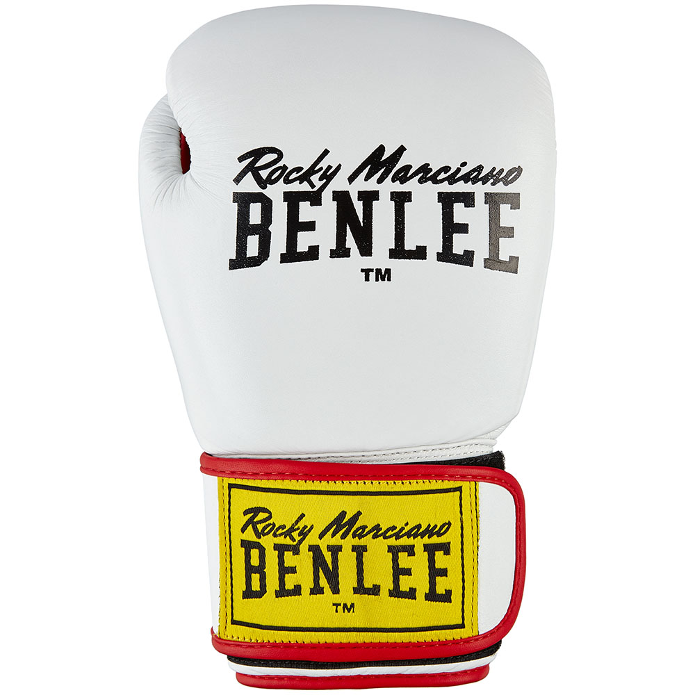 BENLEE Boxing Gloves, Draco, white-black, 14 Oz