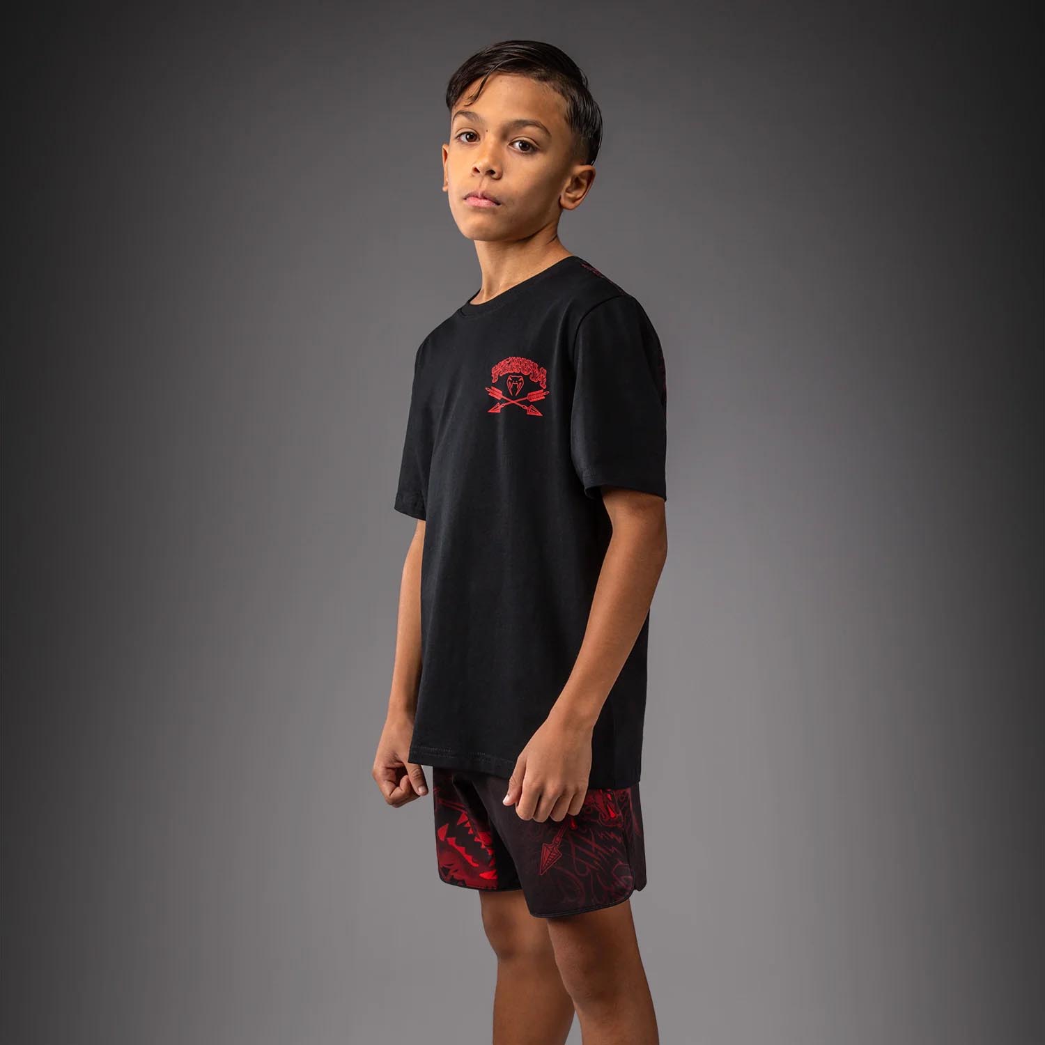 VENUM T-Shirt, Kids, Wolf Atak, black-red, 10 J