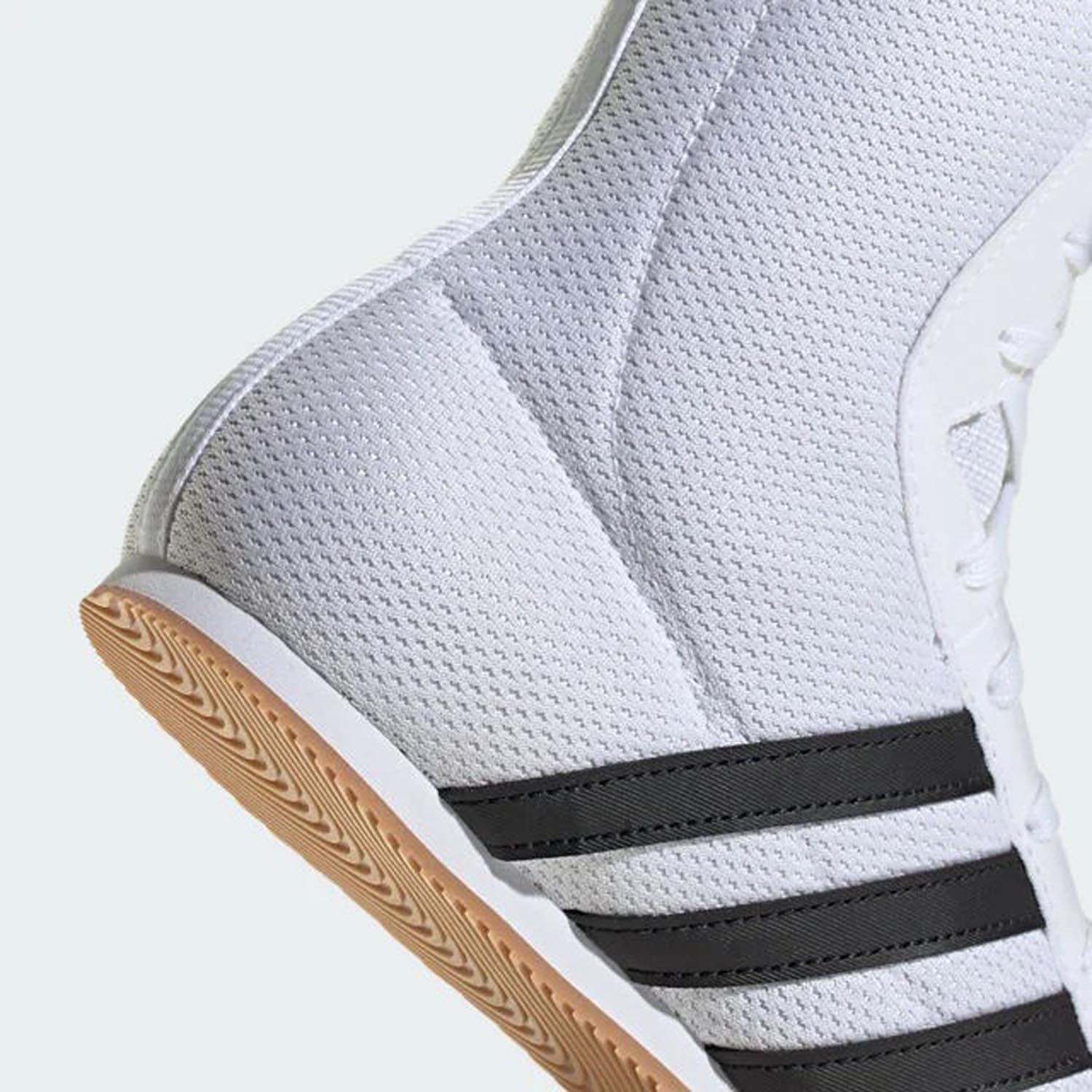 adidas Boxing Shoes, Box Hog 2, white-black, 40 (UK 6.5)