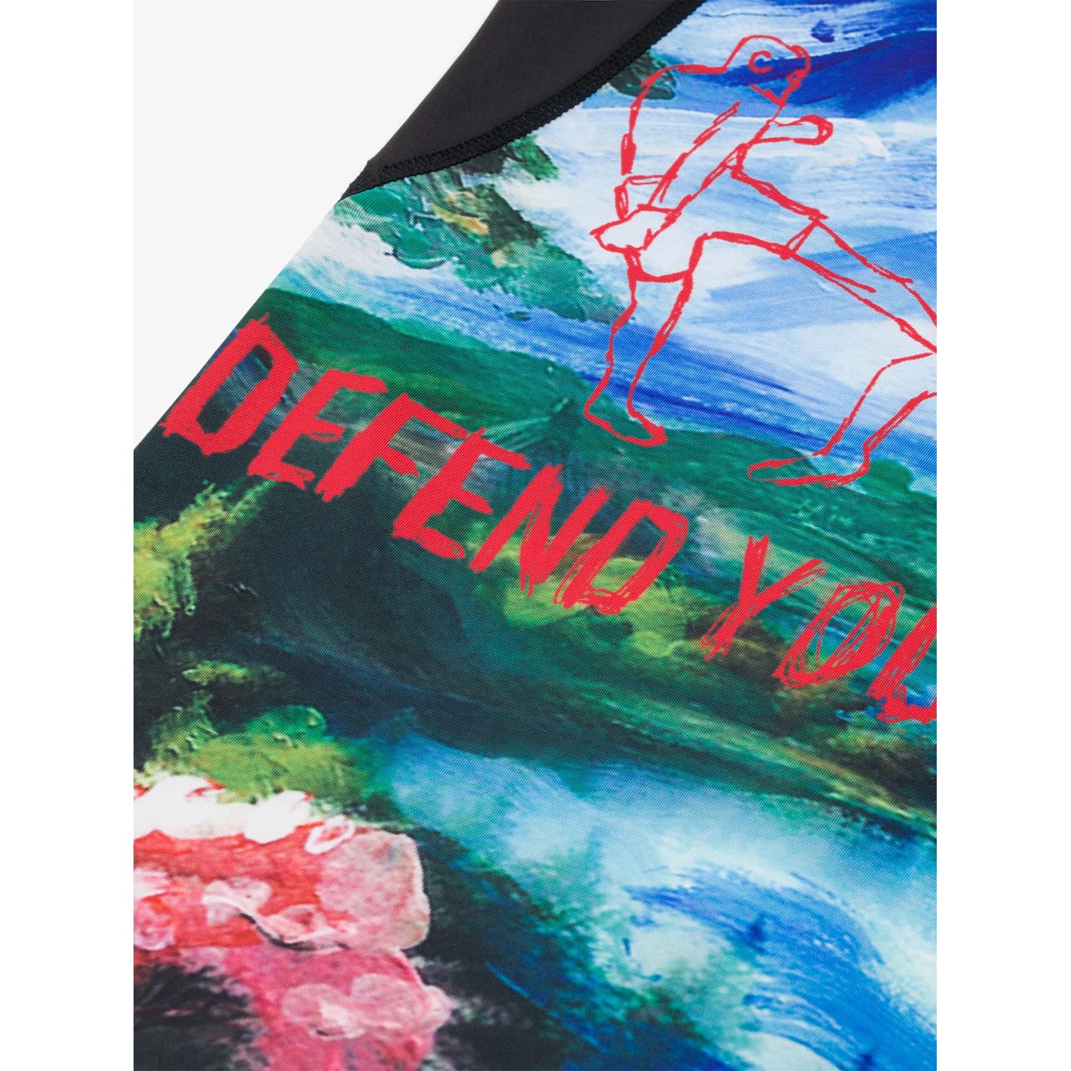 MANTO Rashguard, S/S, Ivo, black, XXL