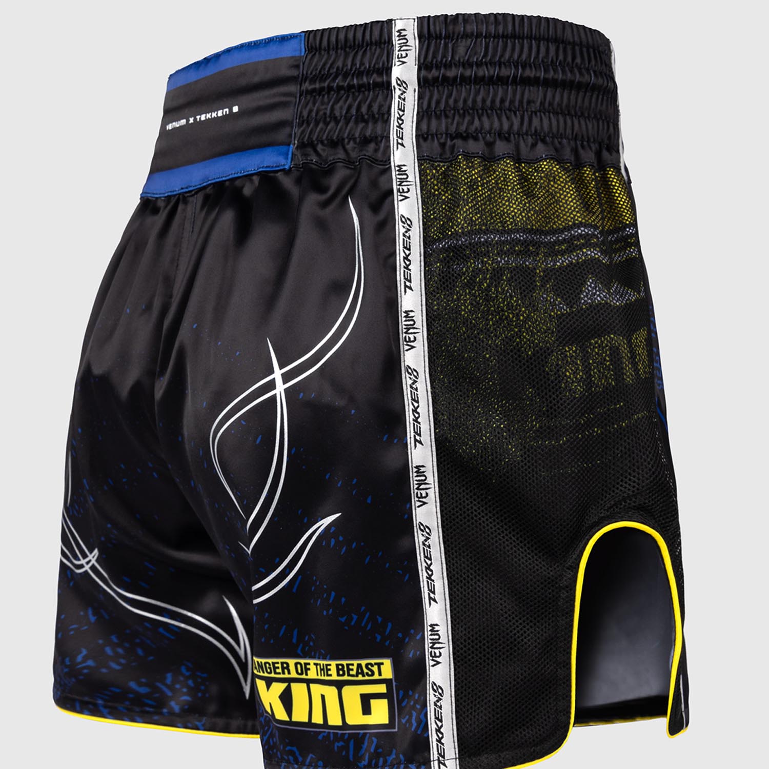VENUM Muay Thai Shorts, Tekken 8, King, black-yellow, XXL