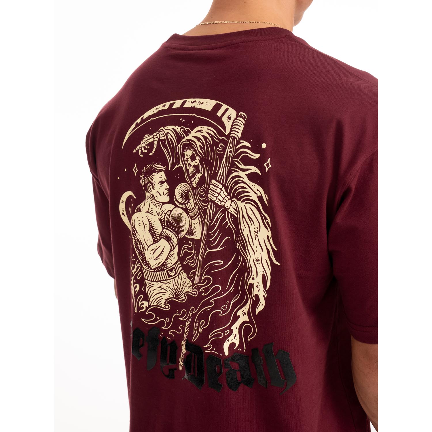 RINGLIFE T-Shirt, Defy Death, dark red, XXL