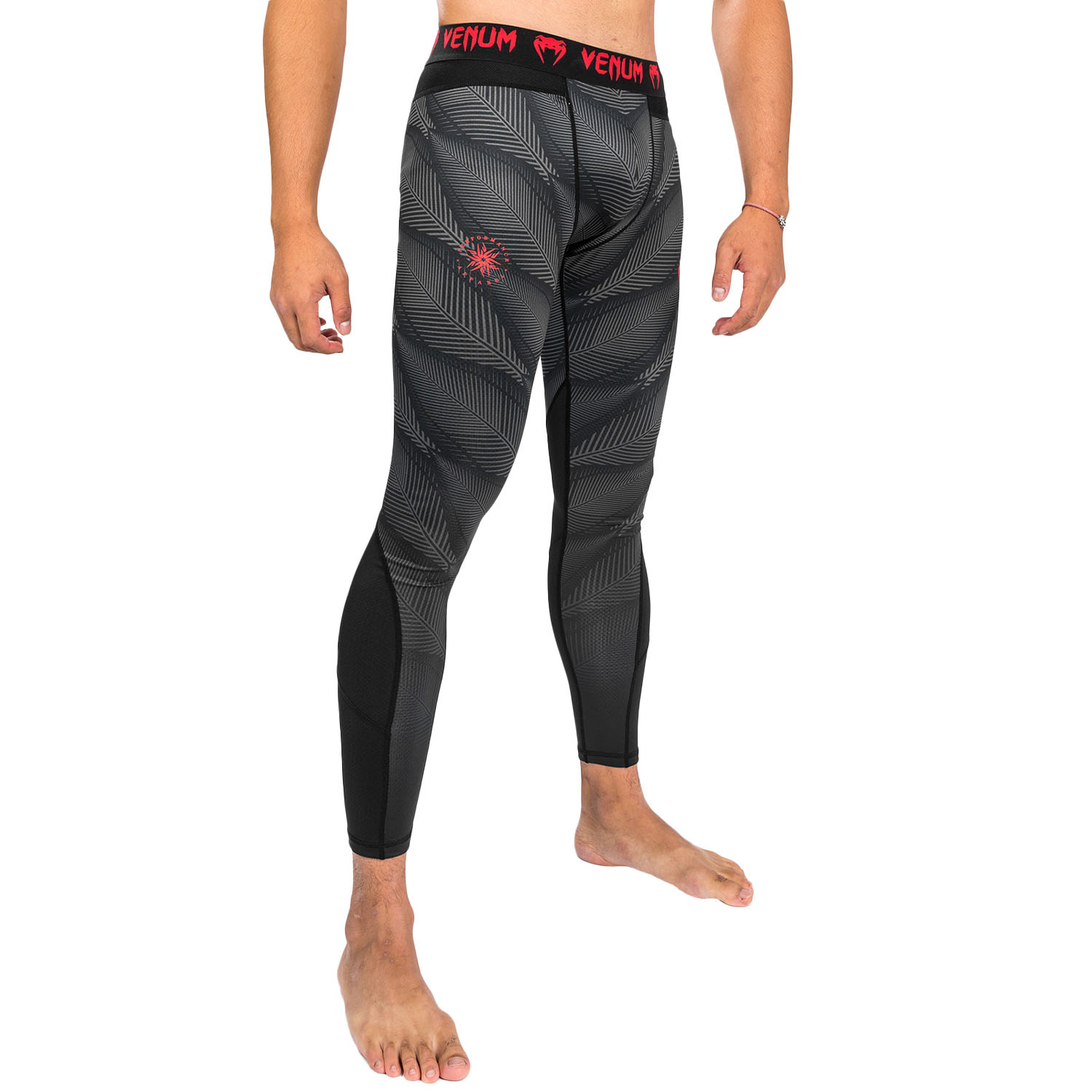 VENUM Compression Pants, Phantom, schwarz-rot, S