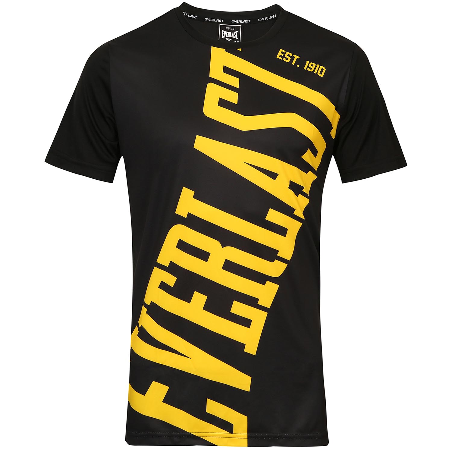 Everlast T-shirt, Breen, black-yellow, S