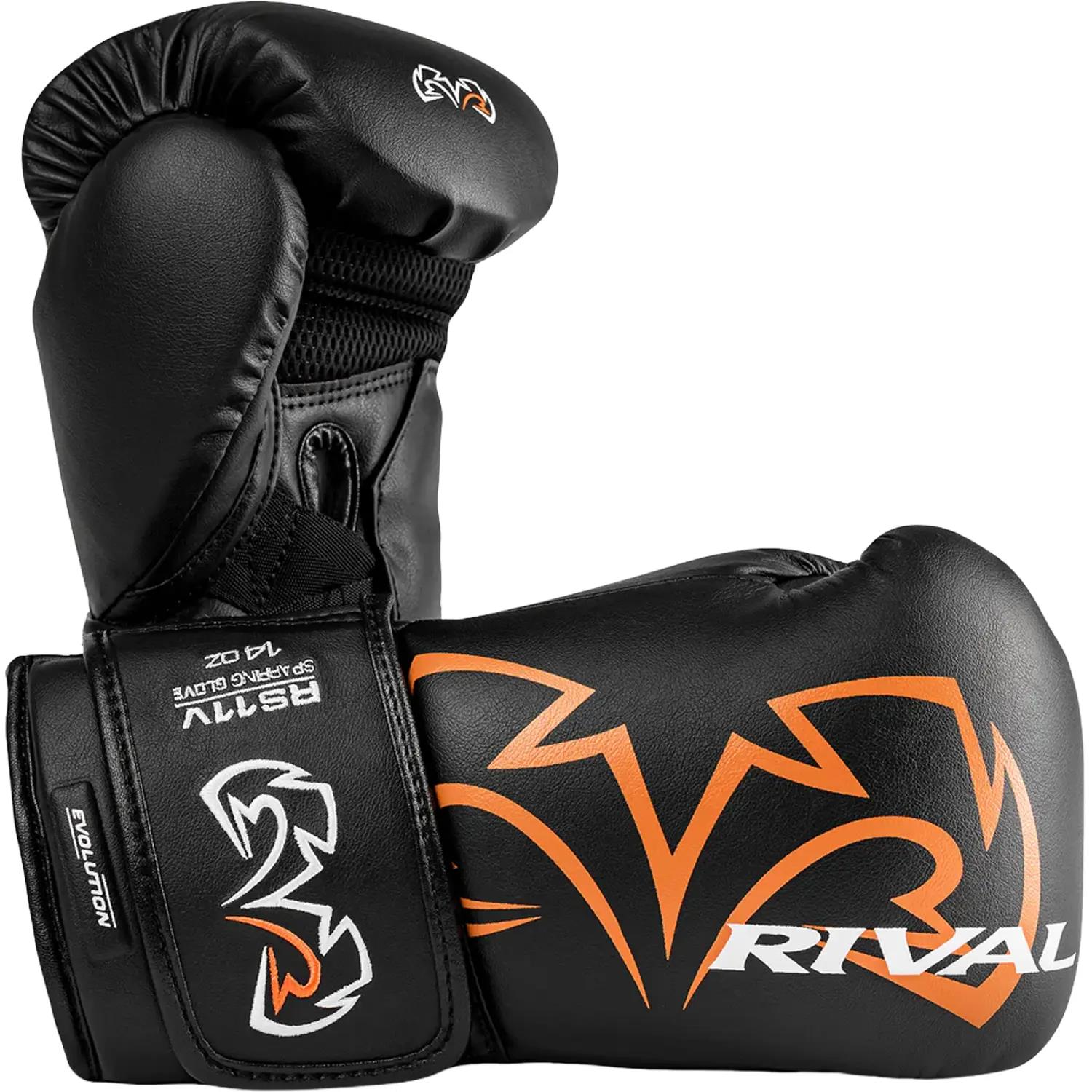 Rival Boxing Gloves, RS11V, Evolution, black, 12 Oz