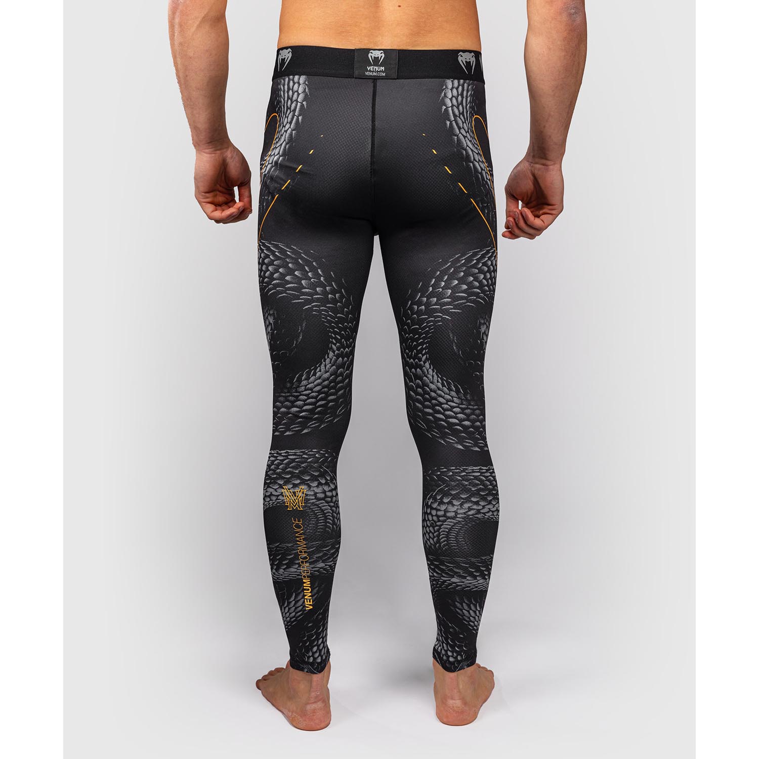 VENUM Compression Pants, Matupa, black-grey-gold, XXL